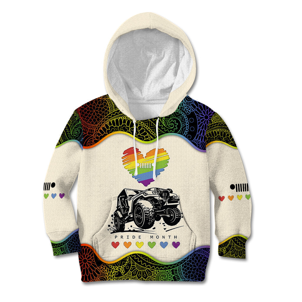 jeep-pride-month-kid-hoodie-floral-pattern-and-heart-with-lgbt-flag