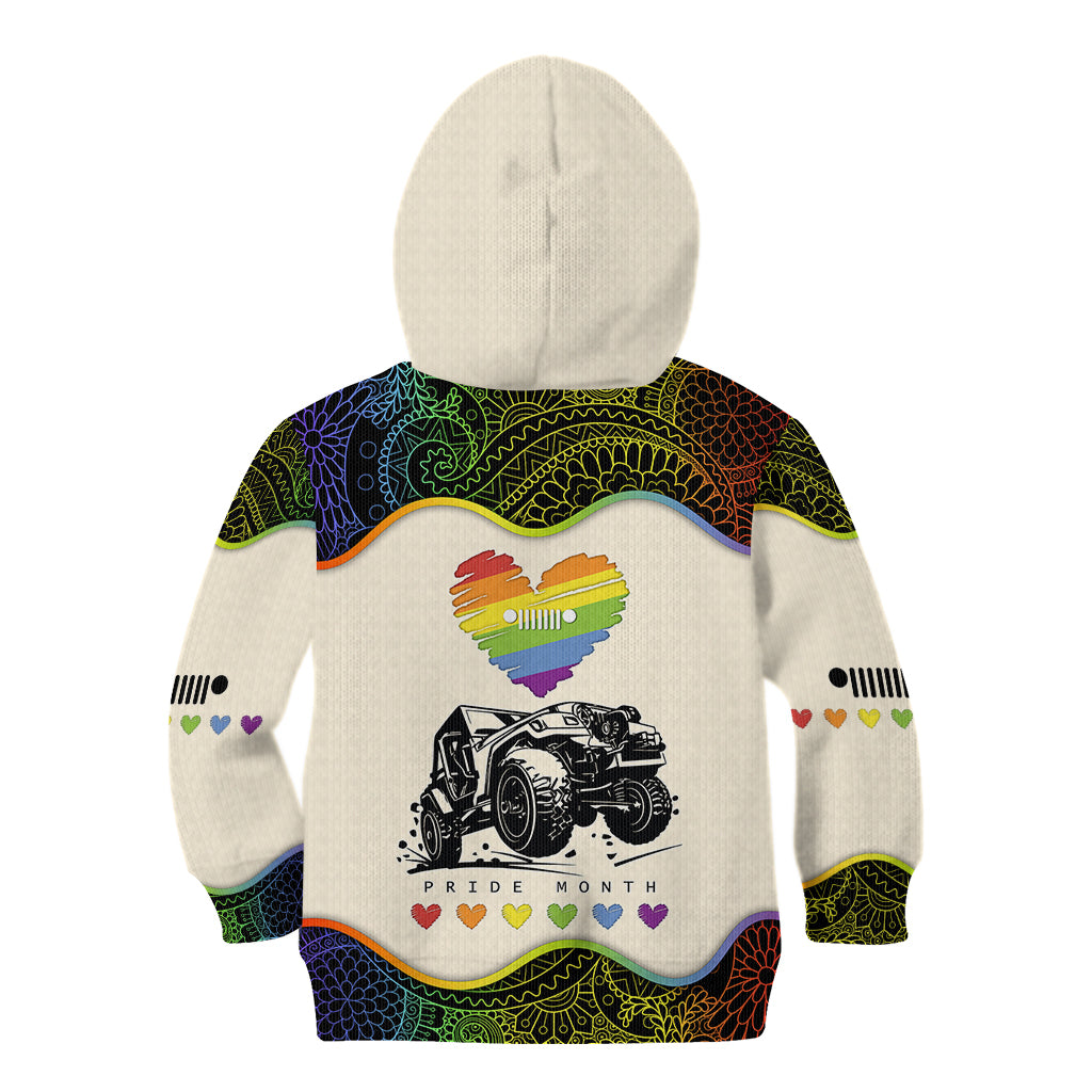 jeep-pride-month-kid-hoodie-floral-pattern-and-heart-with-lgbt-flag