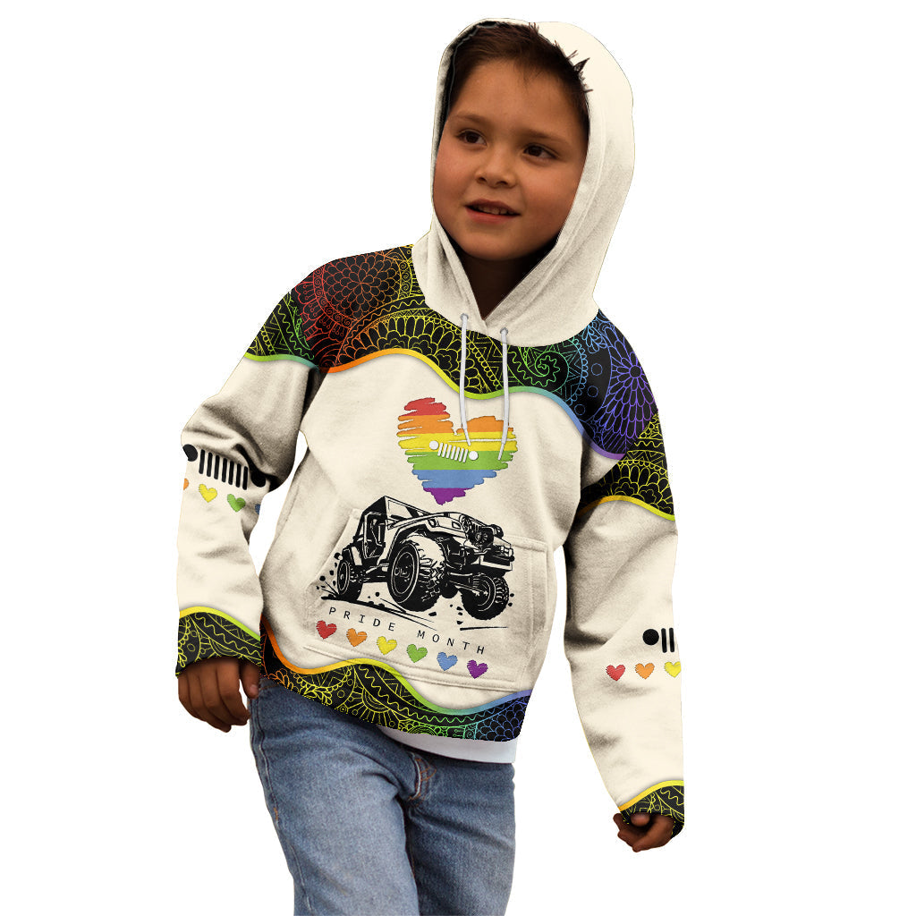jeep-pride-month-kid-hoodie-floral-pattern-and-heart-with-lgbt-flag