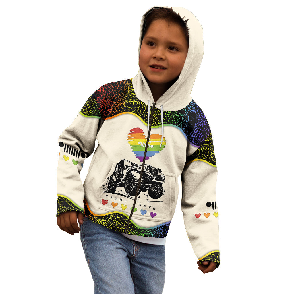 jeep-pride-month-kid-hoodie-floral-pattern-and-heart-with-lgbt-flag