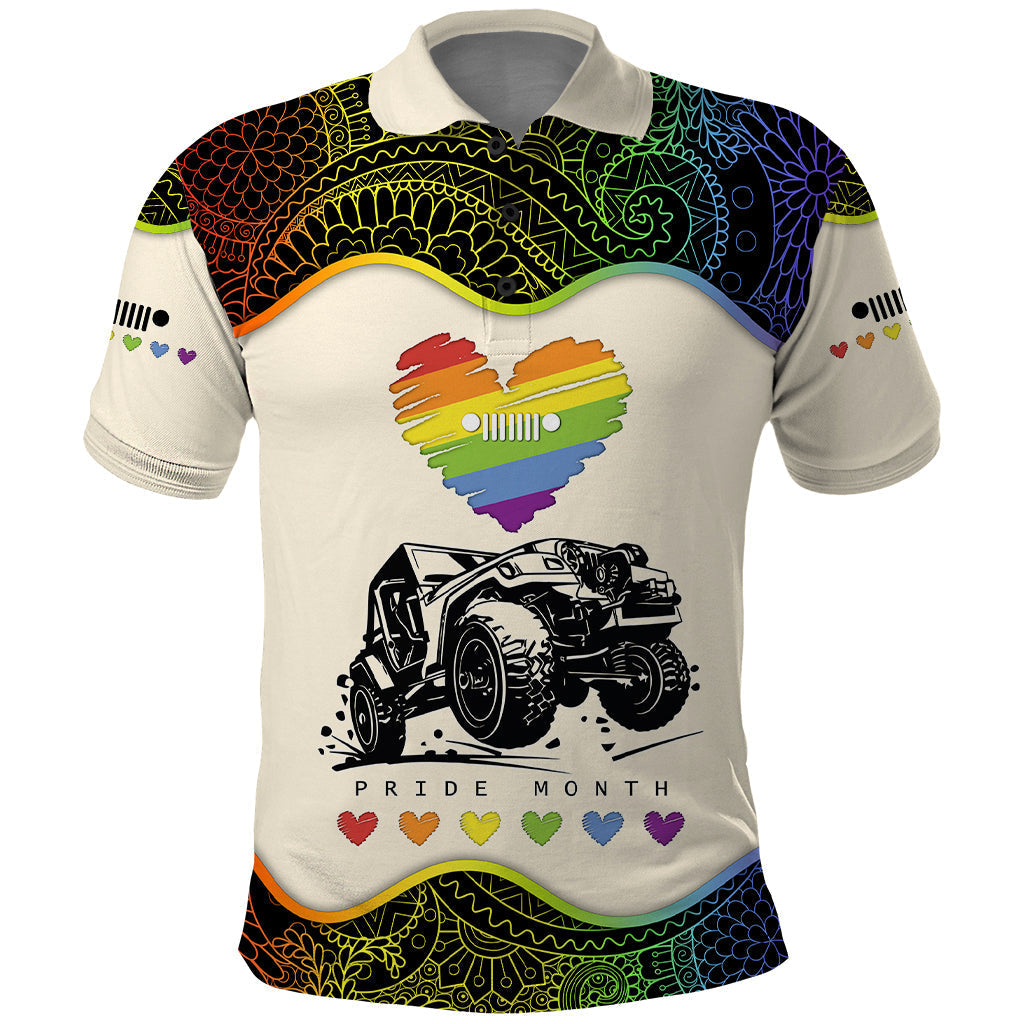 jeep-pride-month-polo-shirt-floral-pattern-and-heart-with-lgbt-flag