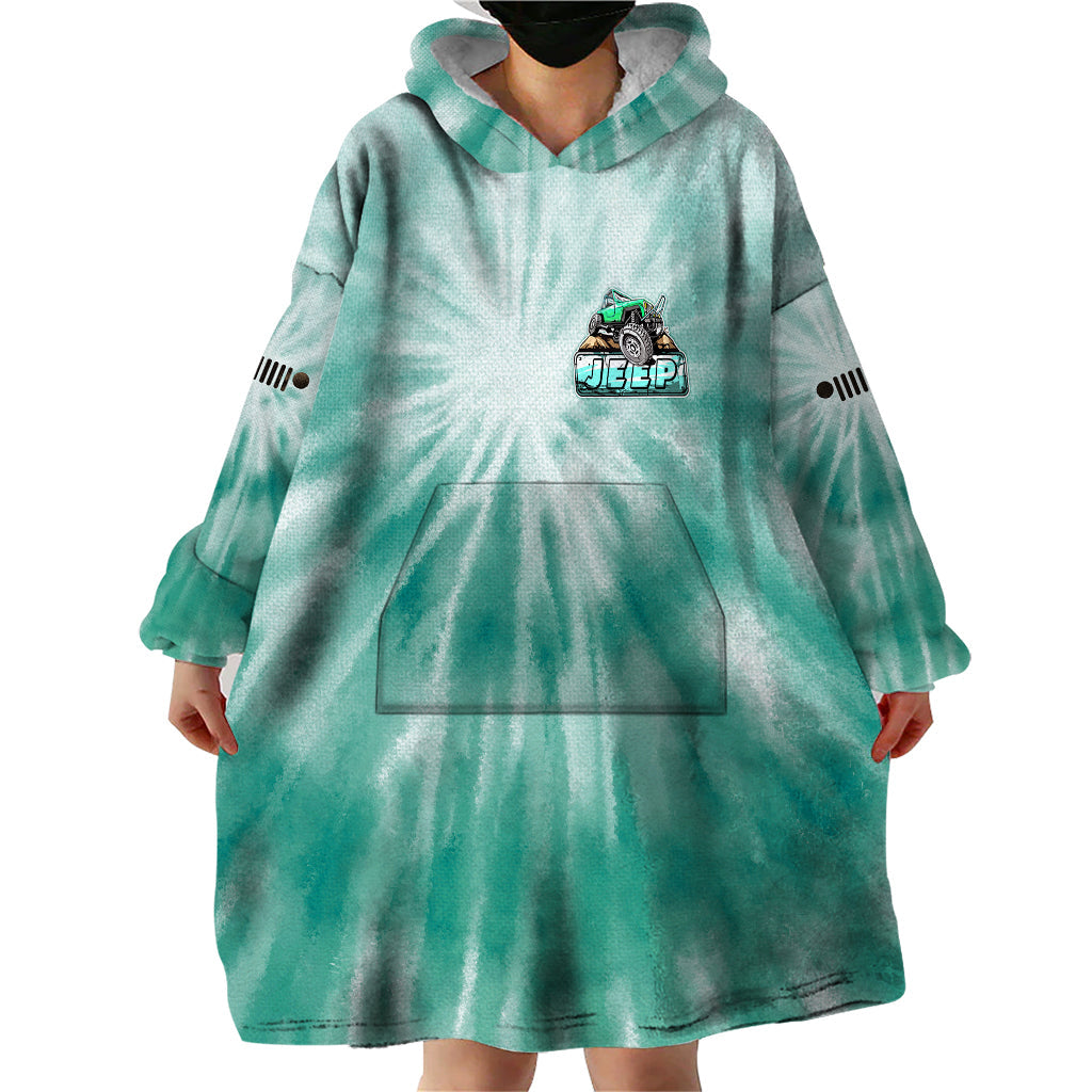 green-jeep-tie-dye-wearable-blanket-hoodie-jeep-hair-dont-care