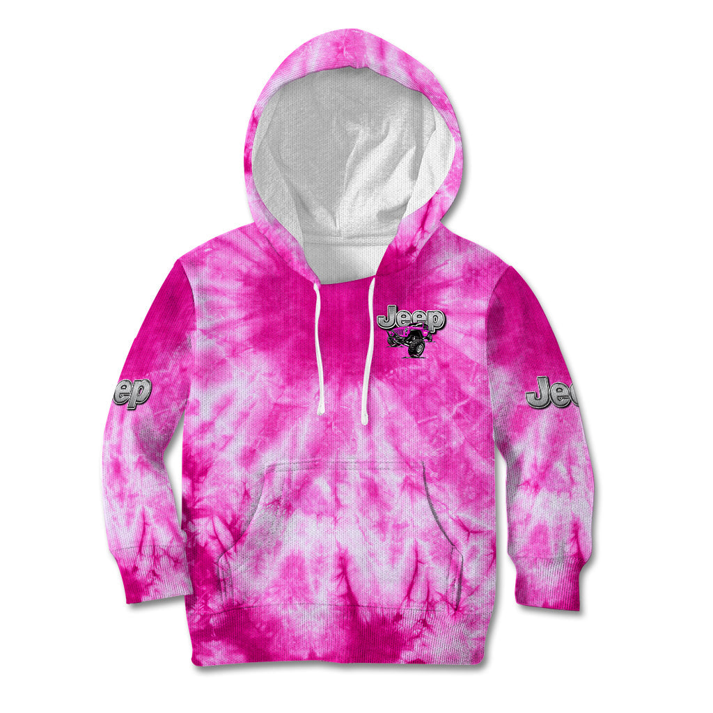 pink-jeep-tie-dye-kid-hoodie-im-a-flip-flops-jeep-and-ocean-kinda-girl
