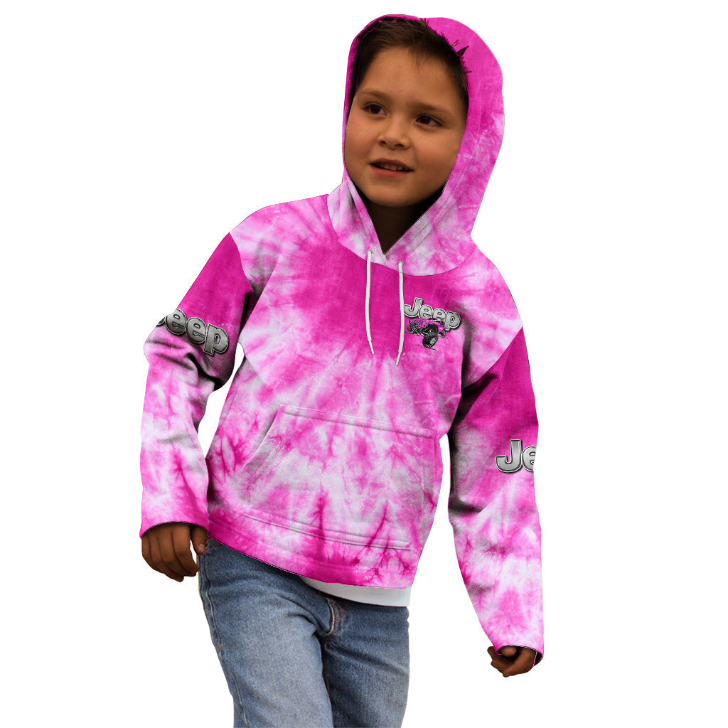 pink-jeep-tie-dye-kid-hoodie-im-a-flip-flops-jeep-and-ocean-kinda-girl