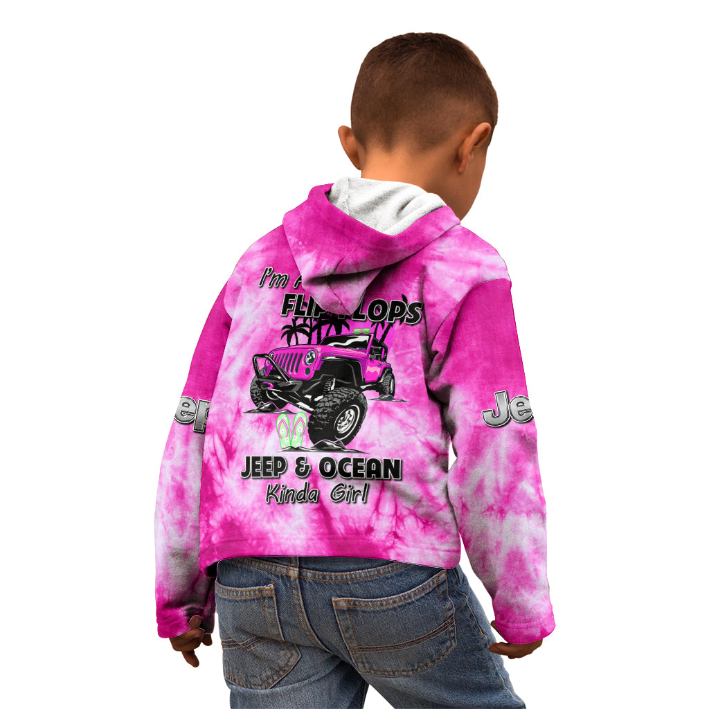 pink-jeep-tie-dye-kid-hoodie-im-a-flip-flops-jeep-and-ocean-kinda-girl