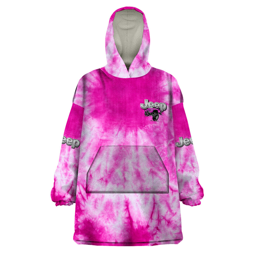 pink-jeep-tie-dye-wearable-blanket-hoodie-im-a-flip-flops-jeep-and-ocean-kinda-girl