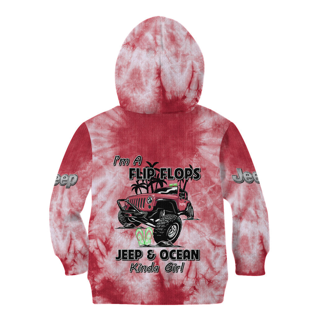red-jeep-tie-dye-kid-hoodie-im-a-flip-flops-jeep-and-ocean-kinda-girl
