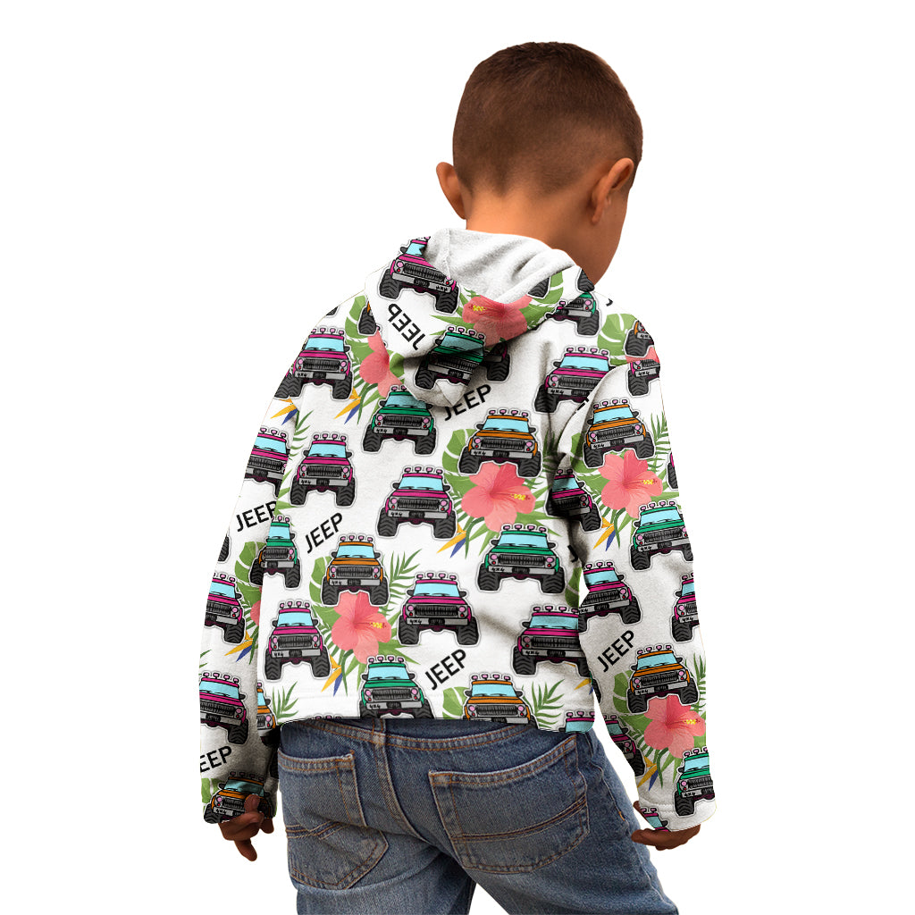 jeep-hawaii-kid-hoodie-hibiscus-flower-mix-jeep