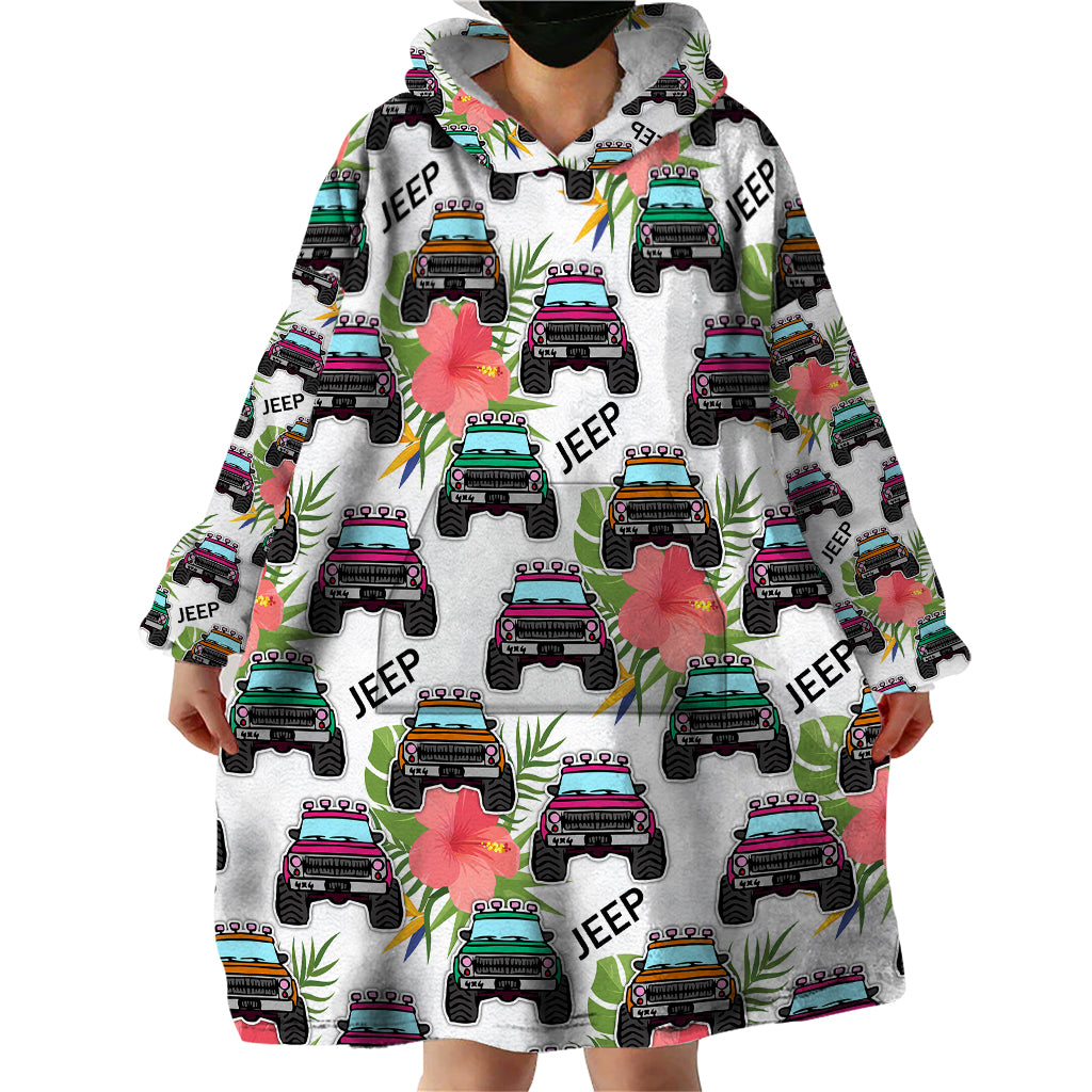 jeep-hawaii-wearable-blanket-hoodie-hibiscus-flower-mix-jeep