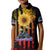 jeep-girl-kid-polo-shirt-sunflowers-mix-american-flag