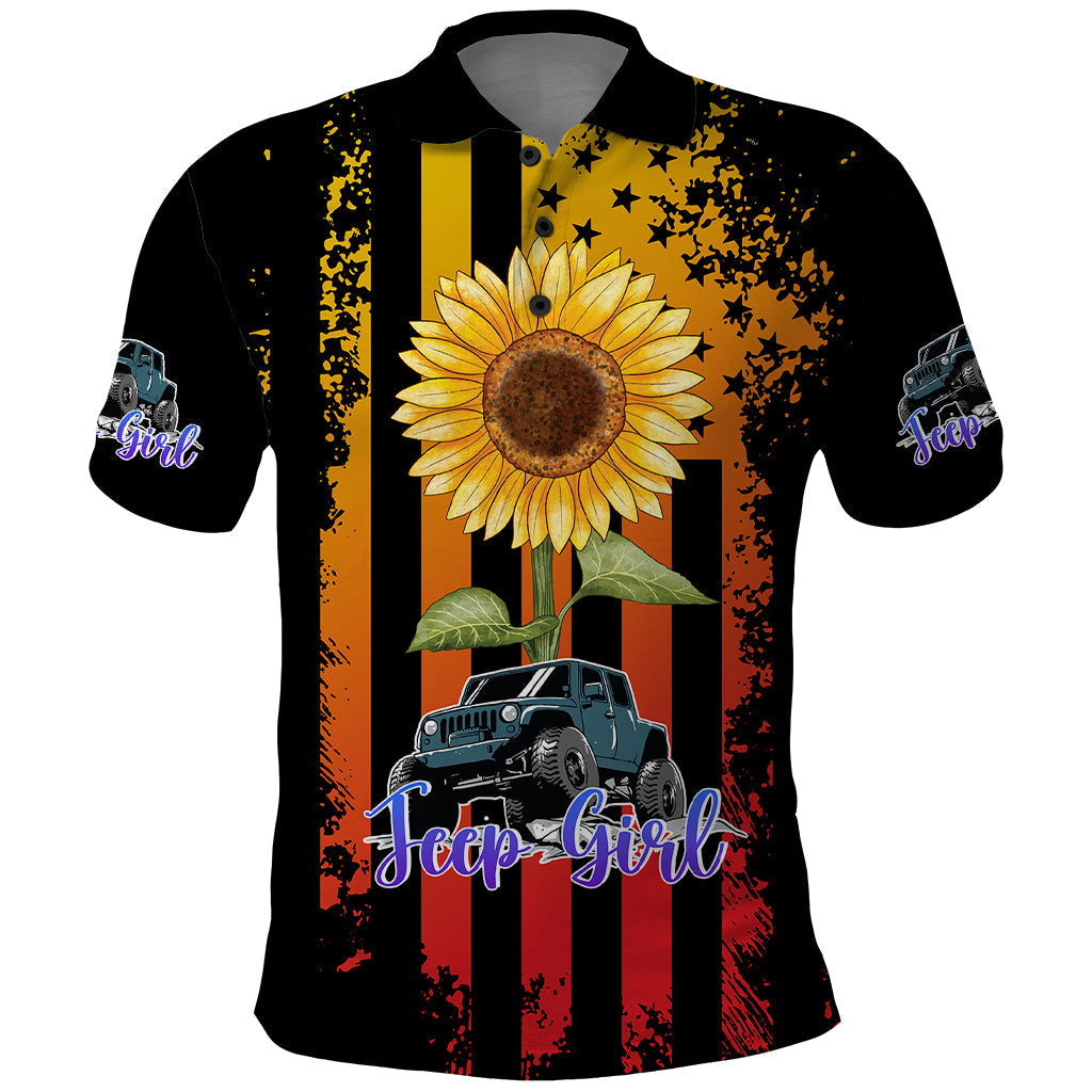 jeep-girl-polo-shirt-sunflowers-mix-american-flag