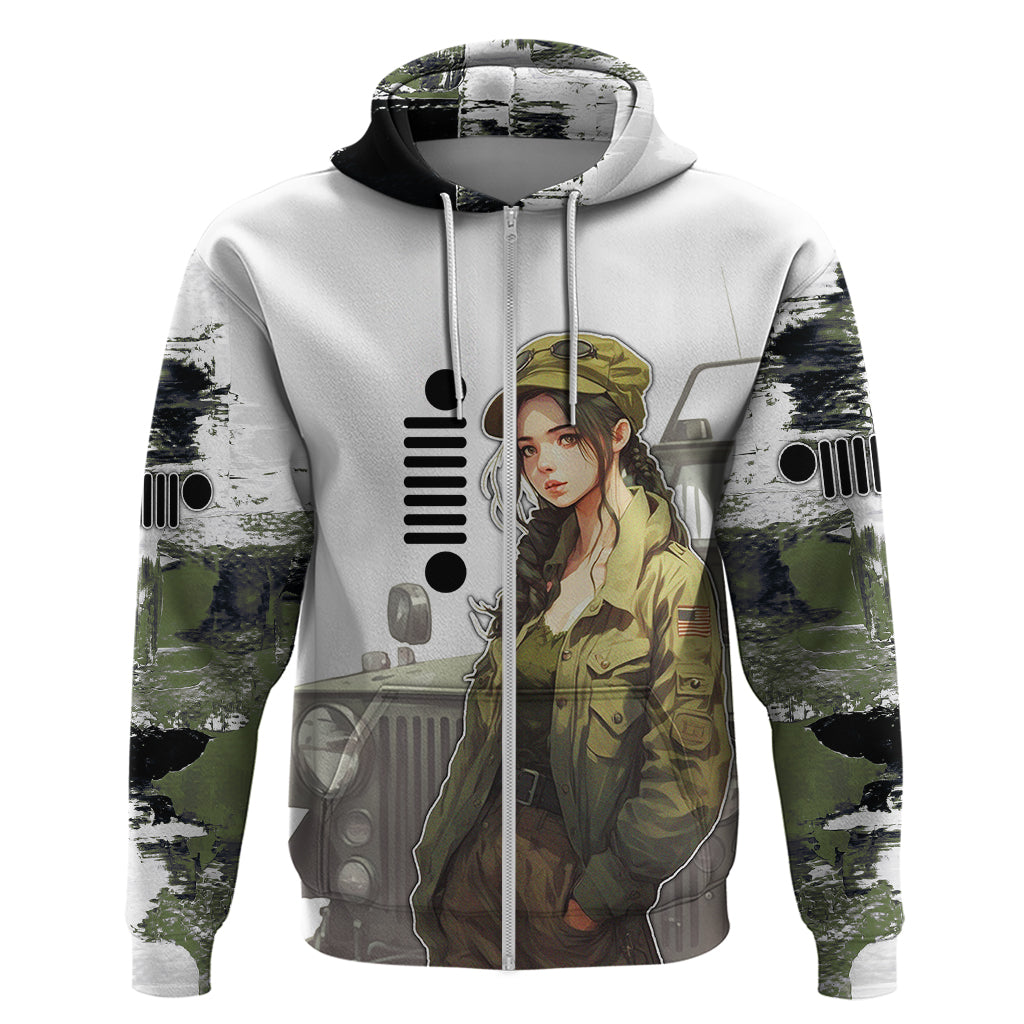 jeep-camouflage-hoodie-anime-jeep-machanic-girl