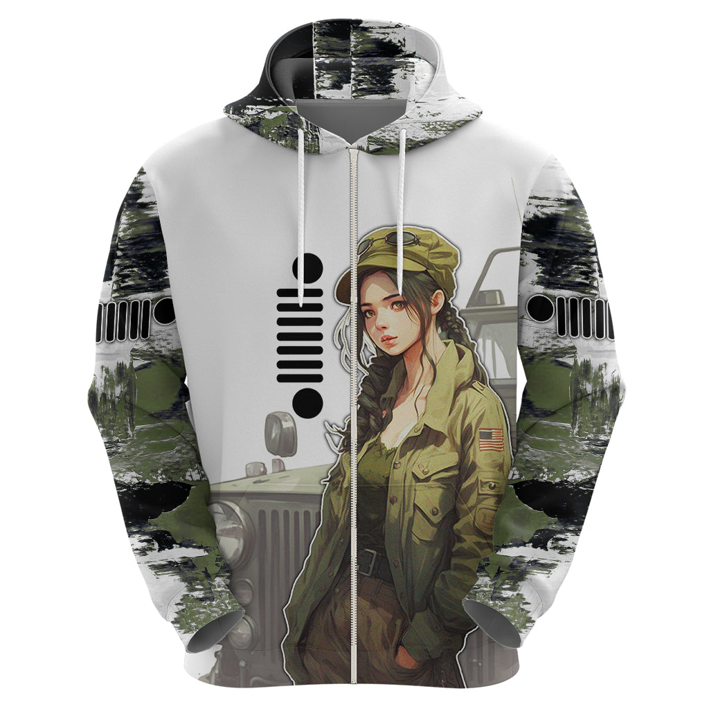 jeep-camouflage-hoodie-anime-jeep-machanic-girl