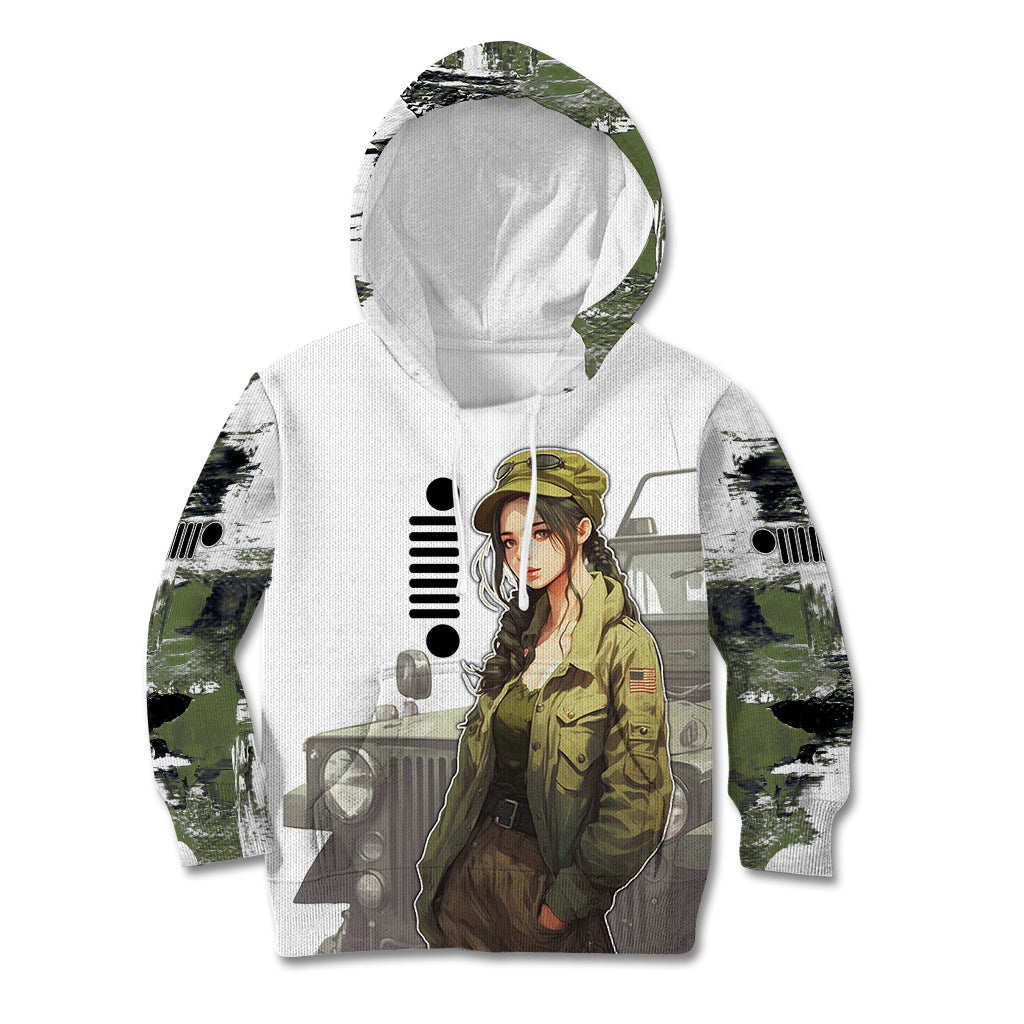 jeep-camouflage-kid-hoodie-anime-jeep-machanic-girl