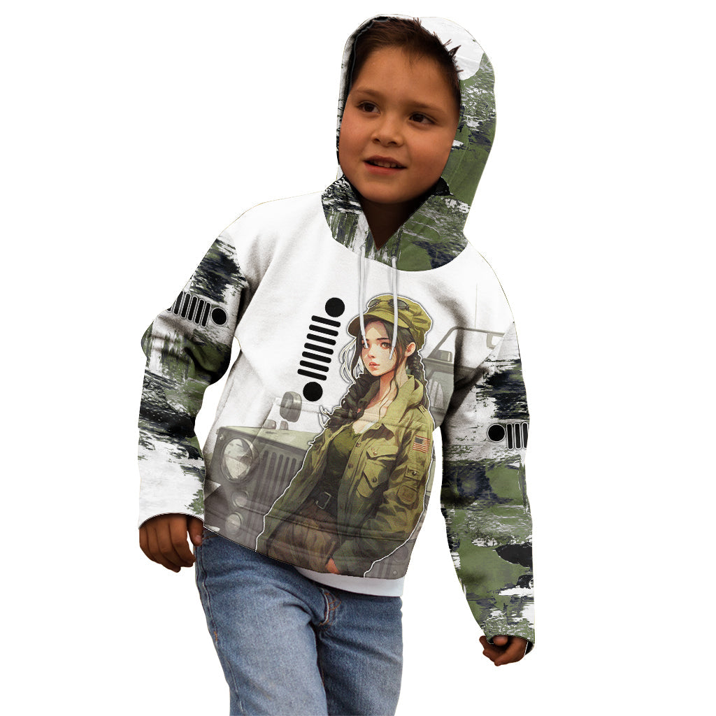 jeep-camouflage-kid-hoodie-anime-jeep-machanic-girl