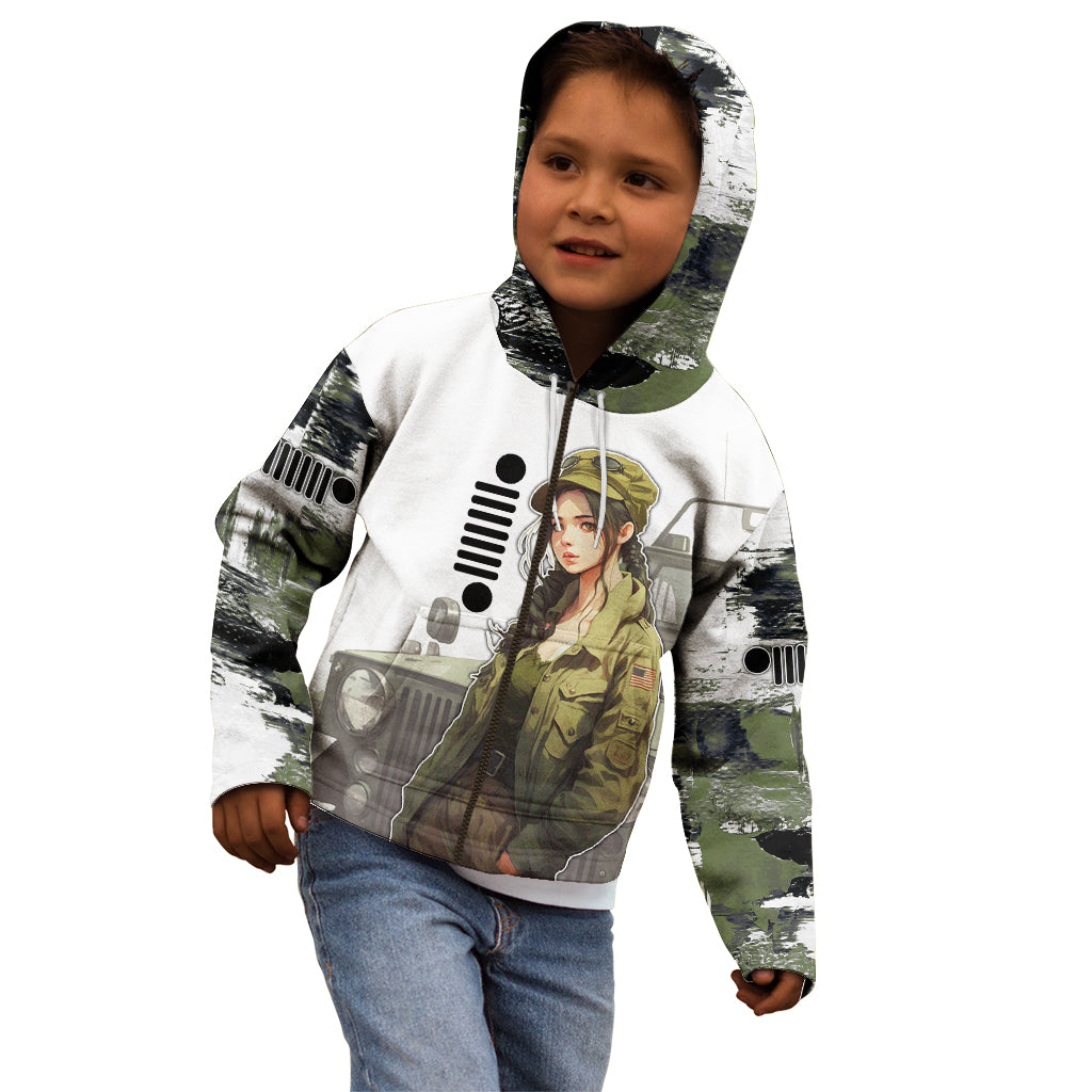 jeep-camouflage-kid-hoodie-anime-jeep-machanic-girl