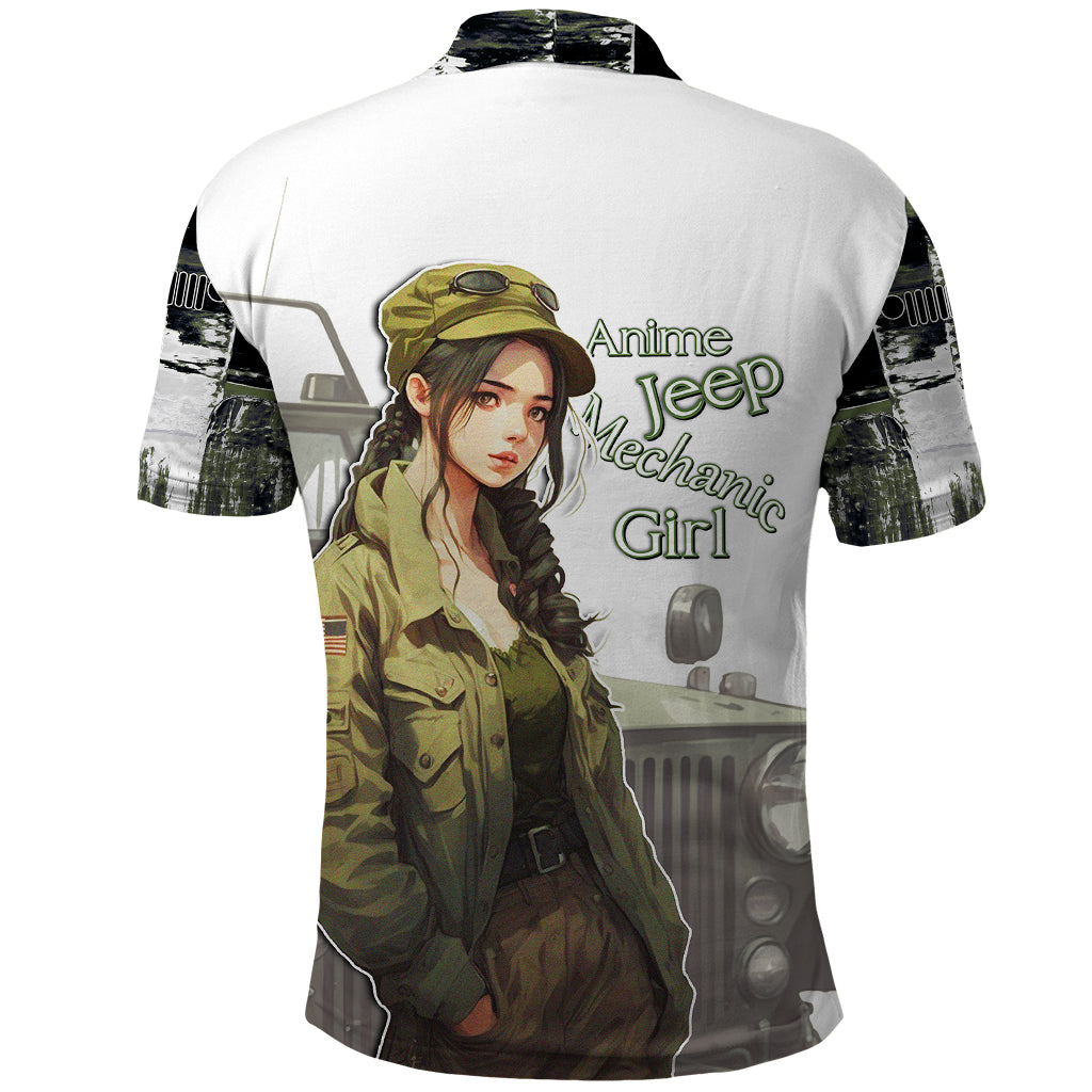 jeep-camouflage-polo-shirt-anime-jeep-machanic-girl