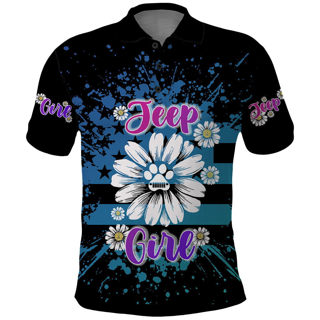 jeep-flower-polo-shirt-a-girl-and-her-dog