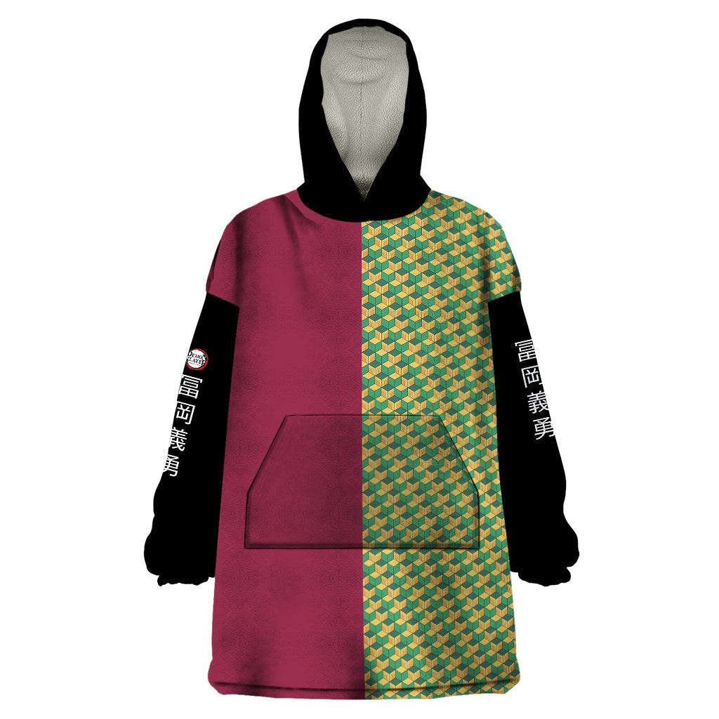 anime-demon-slayers-giyuu-tomioka-wearable-blanket-hoodie-basic-streetwear
