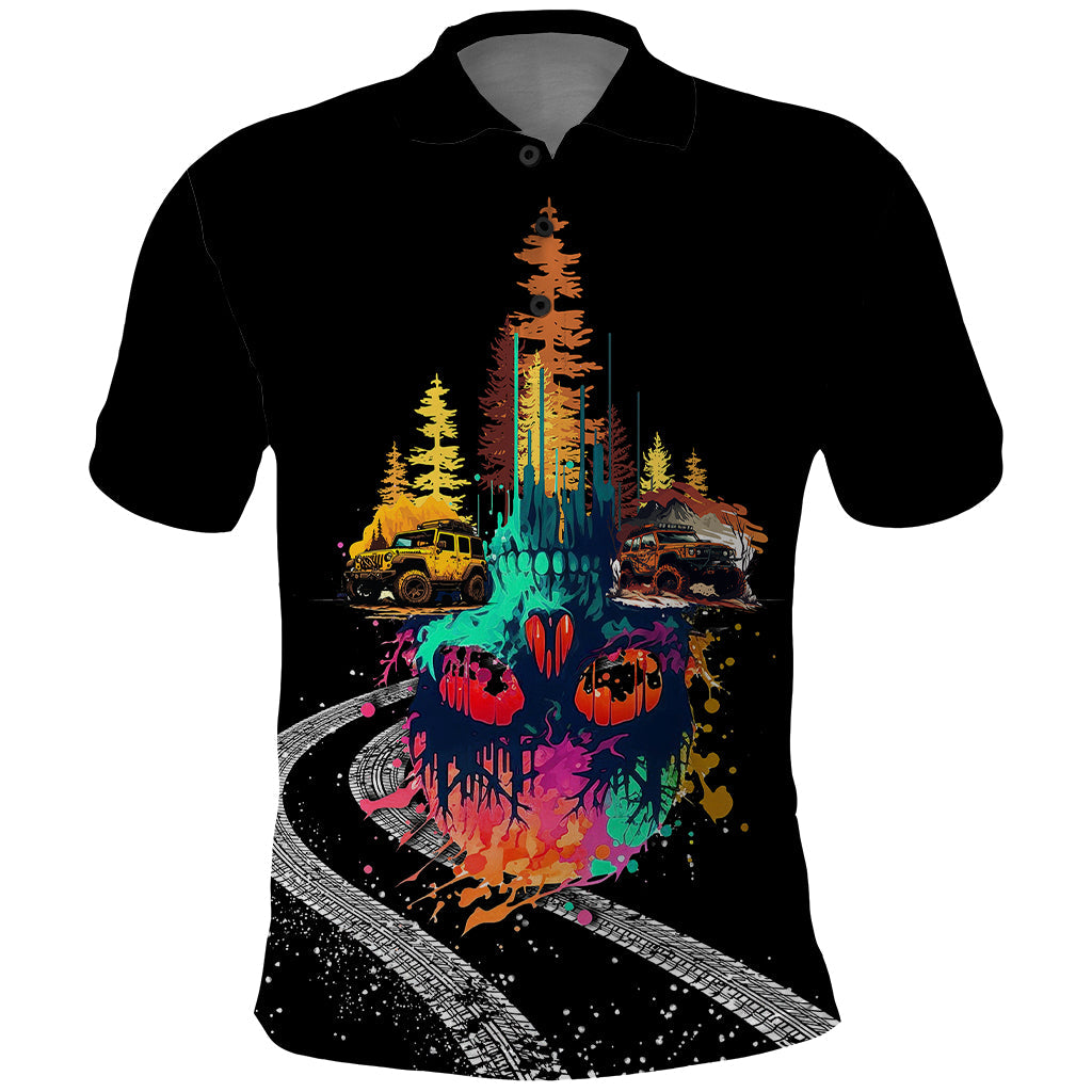 jeep-skull-polo-shirt-cant-stop-wont-stop-jeepin