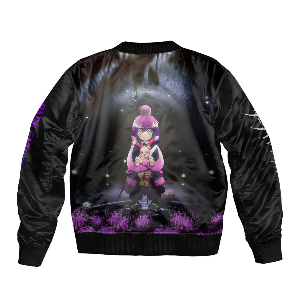 dark-gathering-anime-bomber-jacket-yayoi-with-lily-spiders