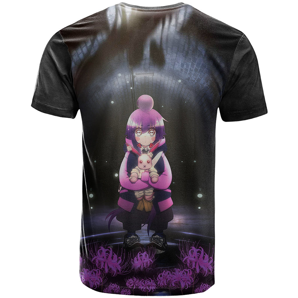 dark-gathering-anime-t-shirt-yayoi-with-lily-spiders
