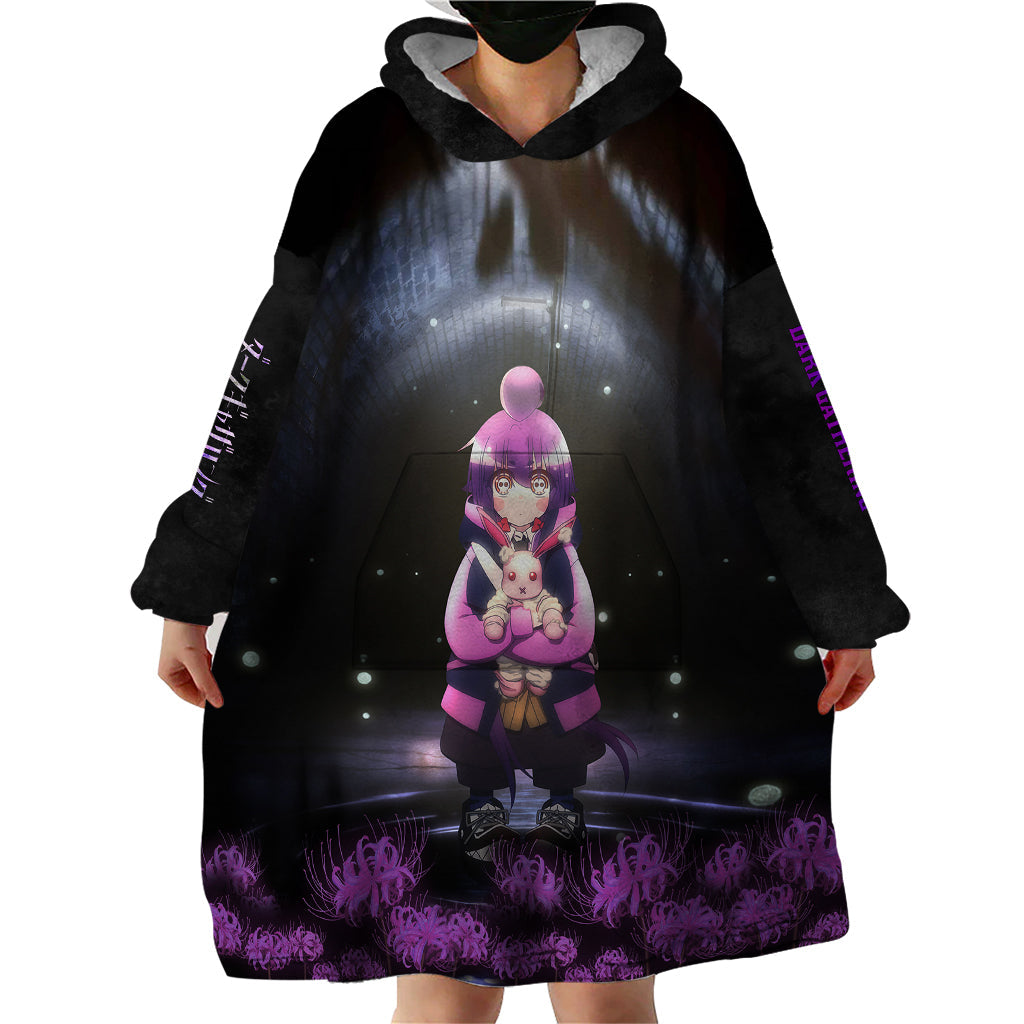 dark-gathering-anime-wearable-blanket-hoodie-yayoi-with-lily-spiders