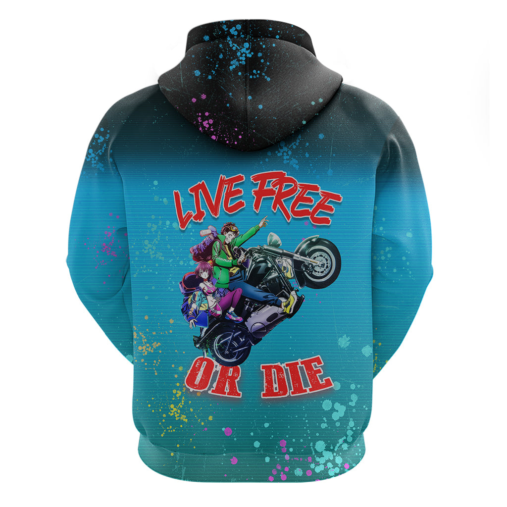 zom-100-anime-hoodie-live-free