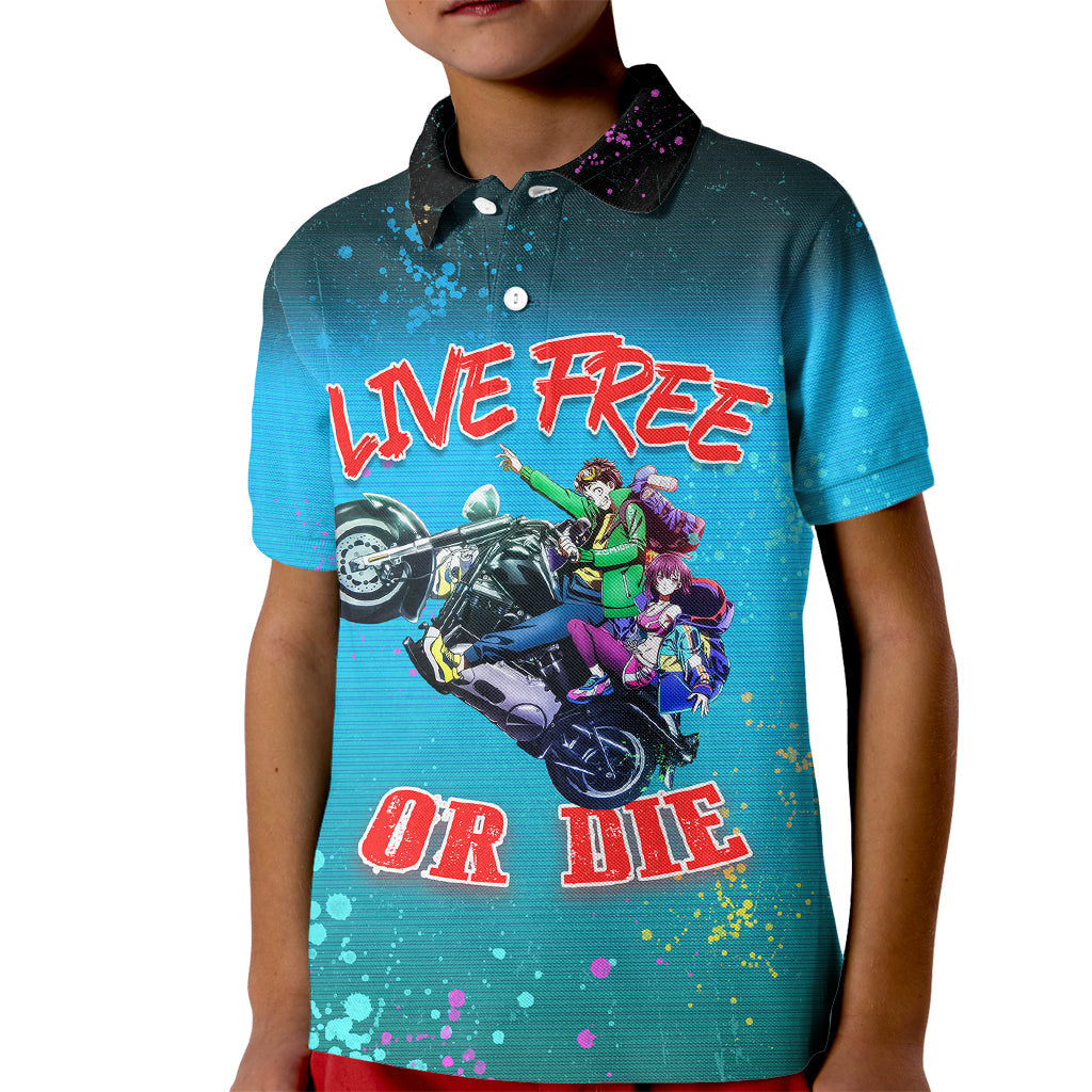 zom-100-anime-kid-polo-shirt-live-free