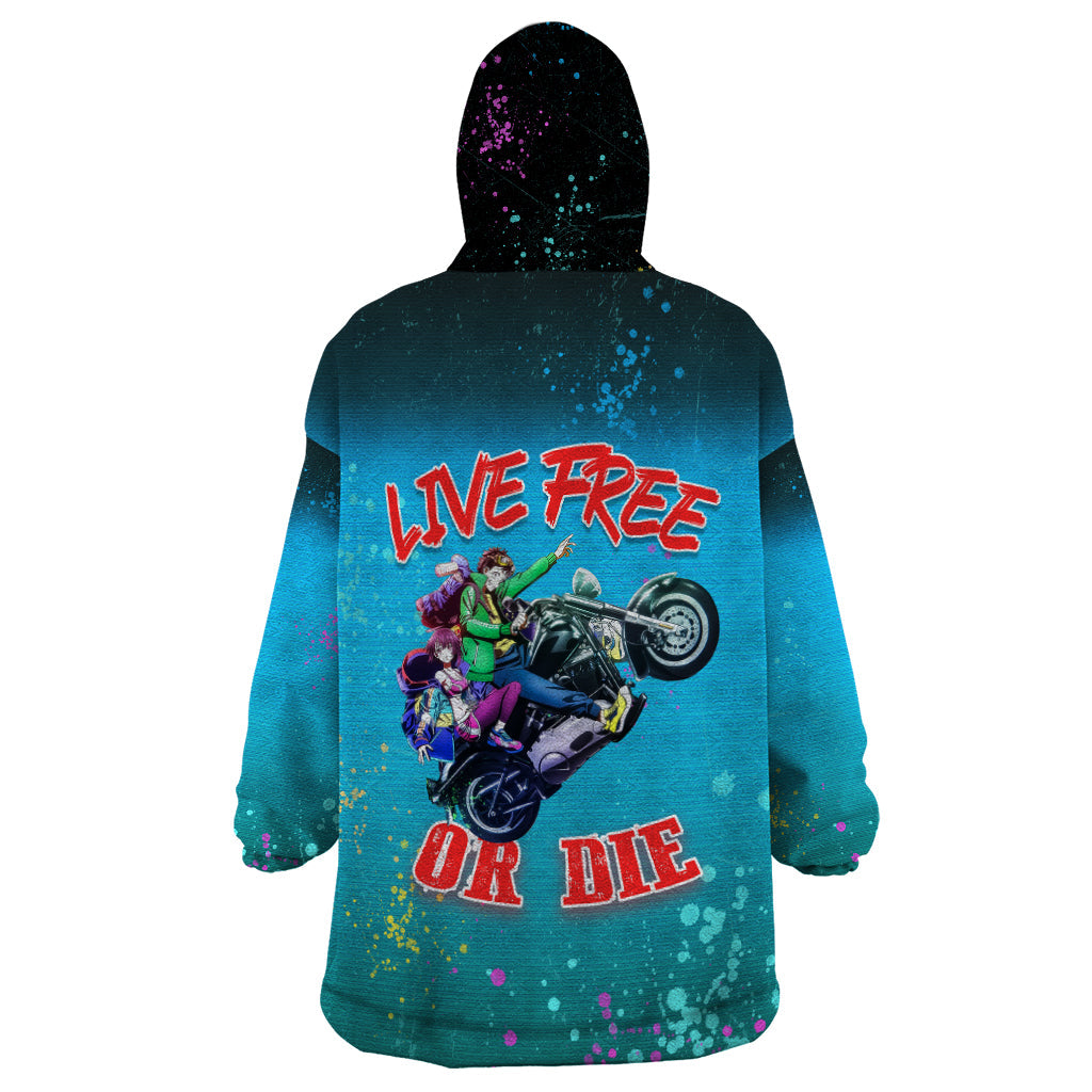 zom-100-anime-wearable-blanket-hoodie-live-free