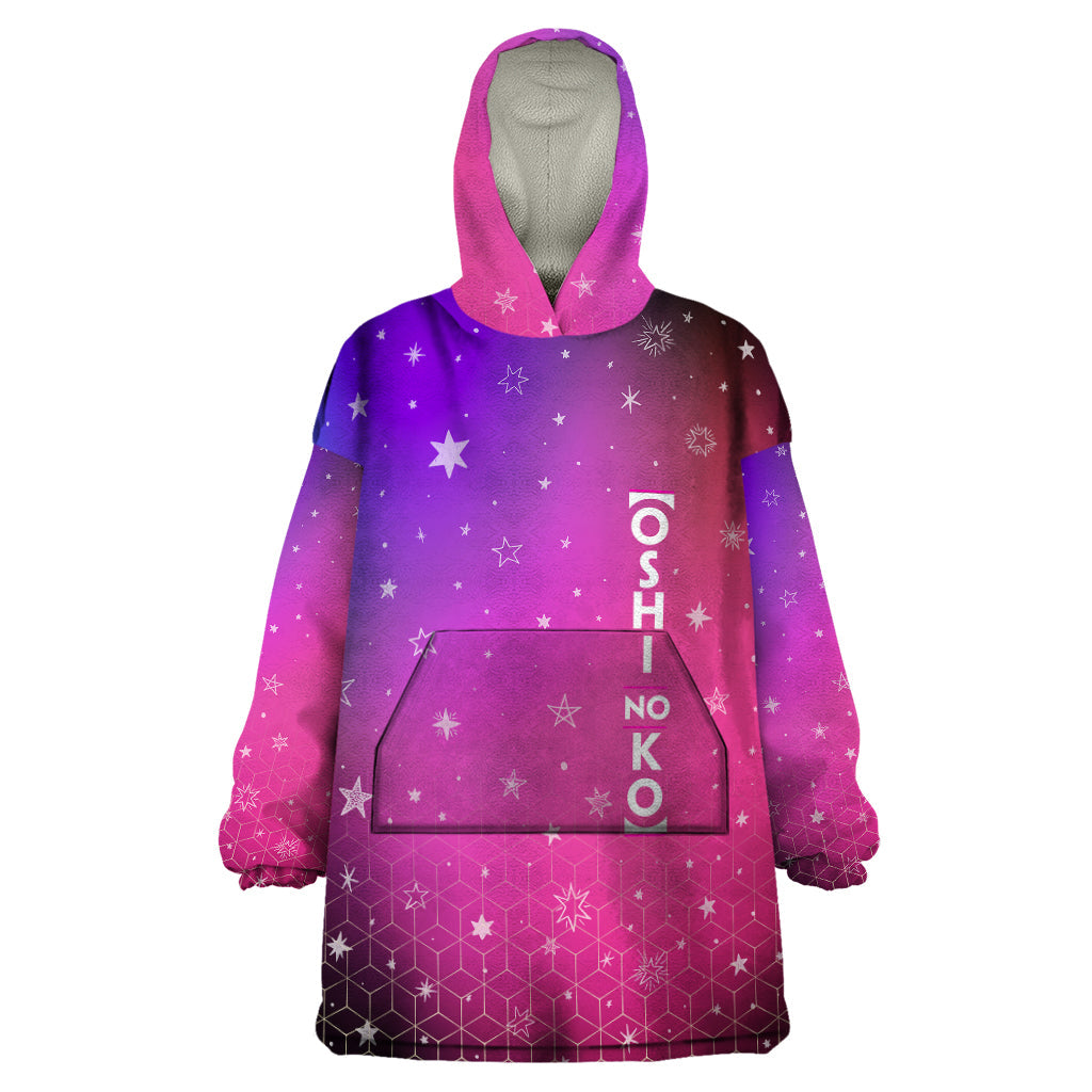 oshi-no-ko-anime-wearable-blanket-hoodie-starry-eyes