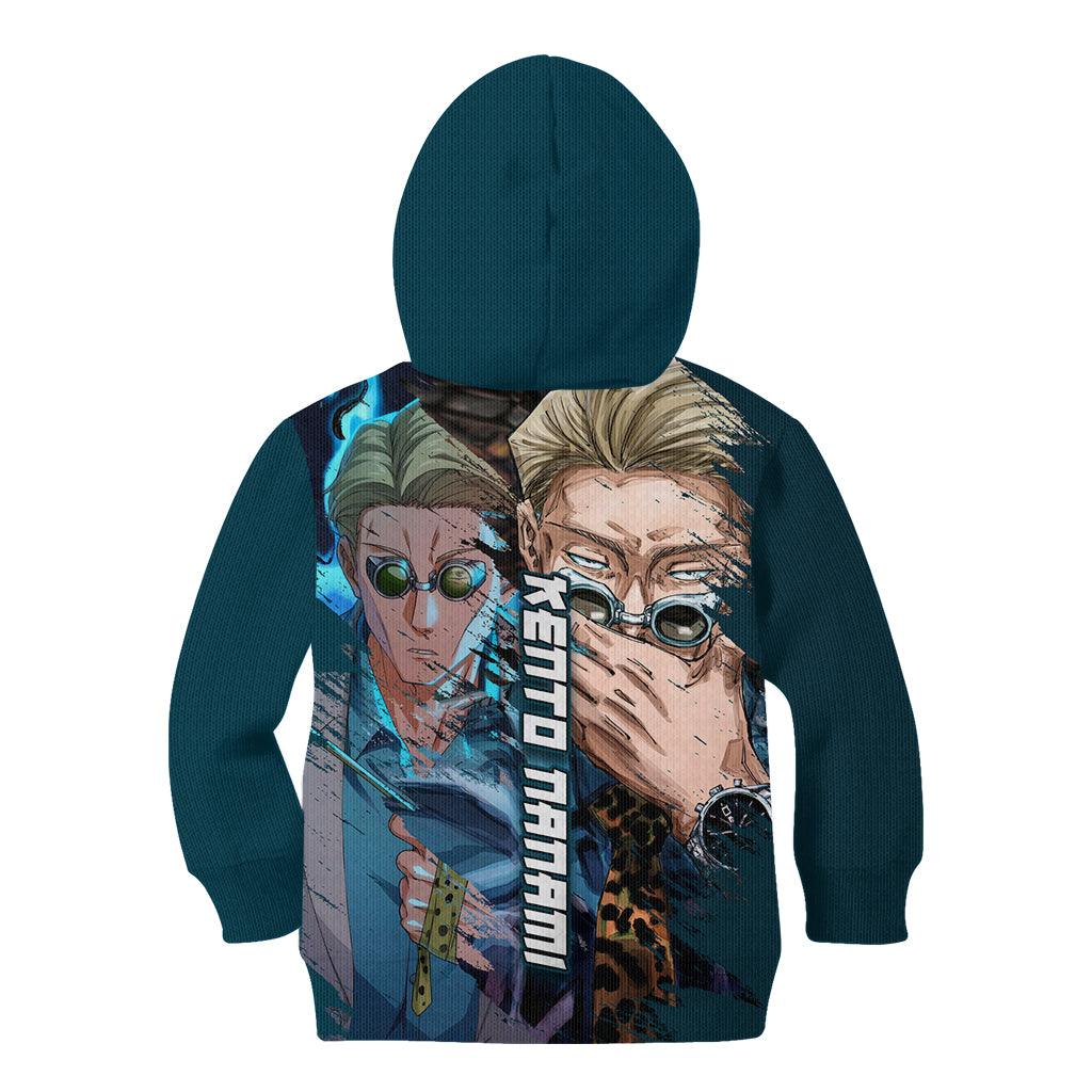 kento-nanami-jjk-anime-kid-hoodie-black-flash