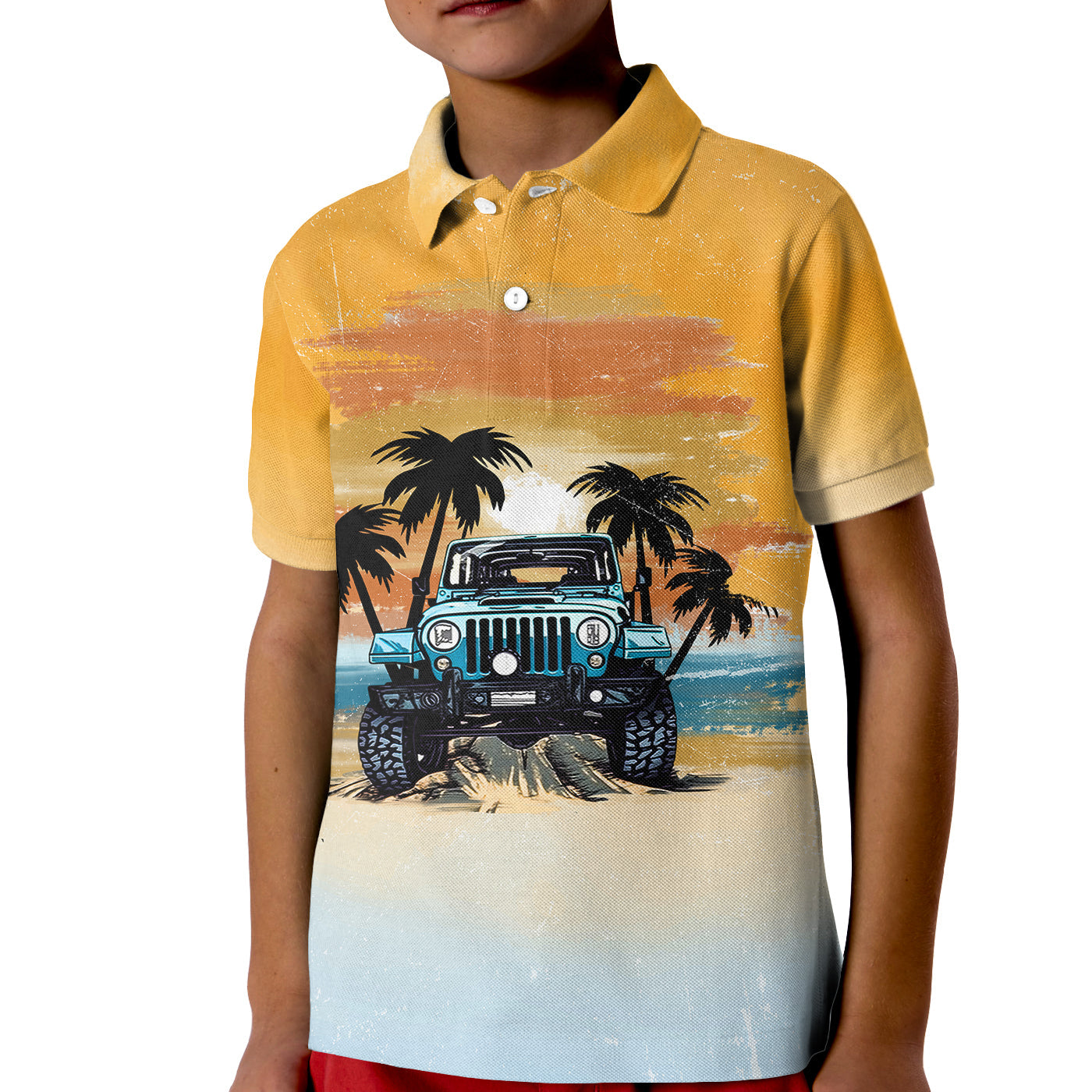 im-a-jeep-and-ocean-kinda-girl-kid-polo-shirt