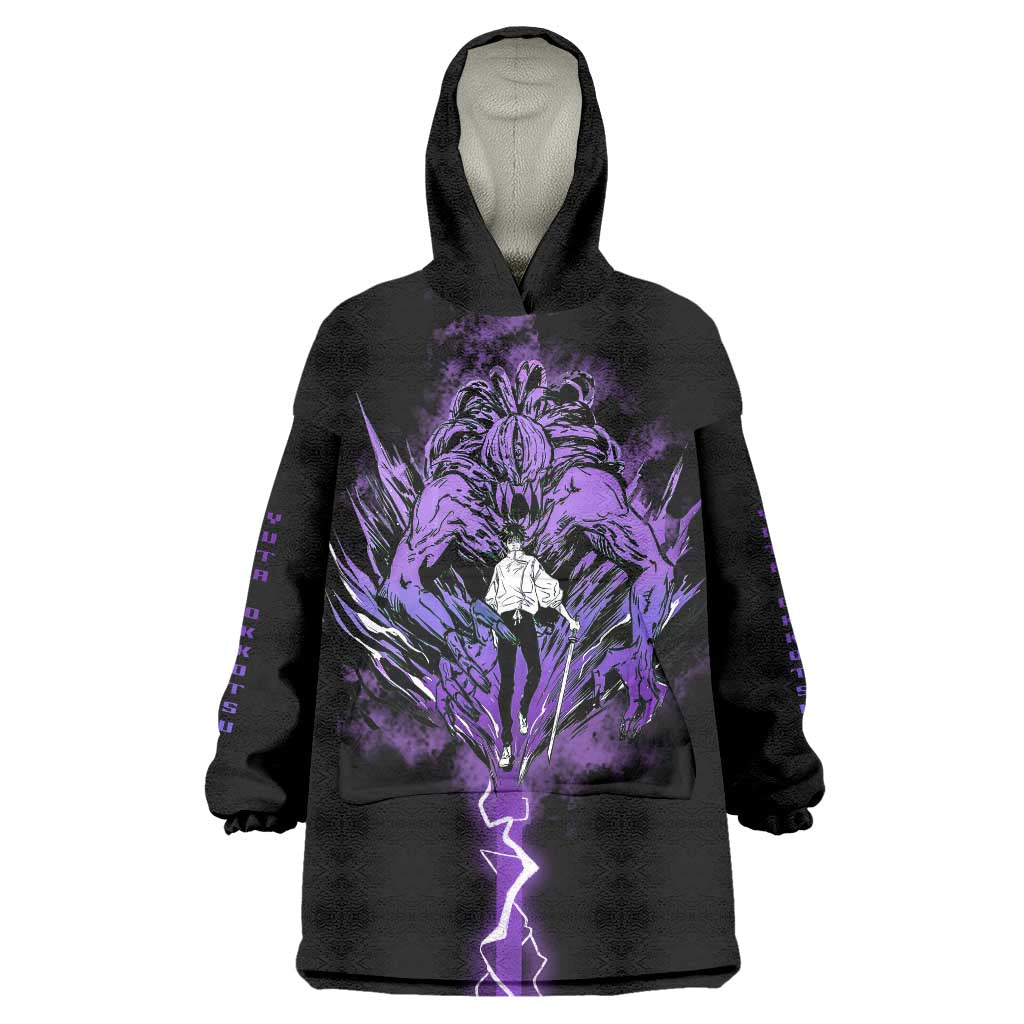 Jujutsu Kaisen Anime Wearable Blanket Hoodie Yuta Okkotsu & Rika TS07