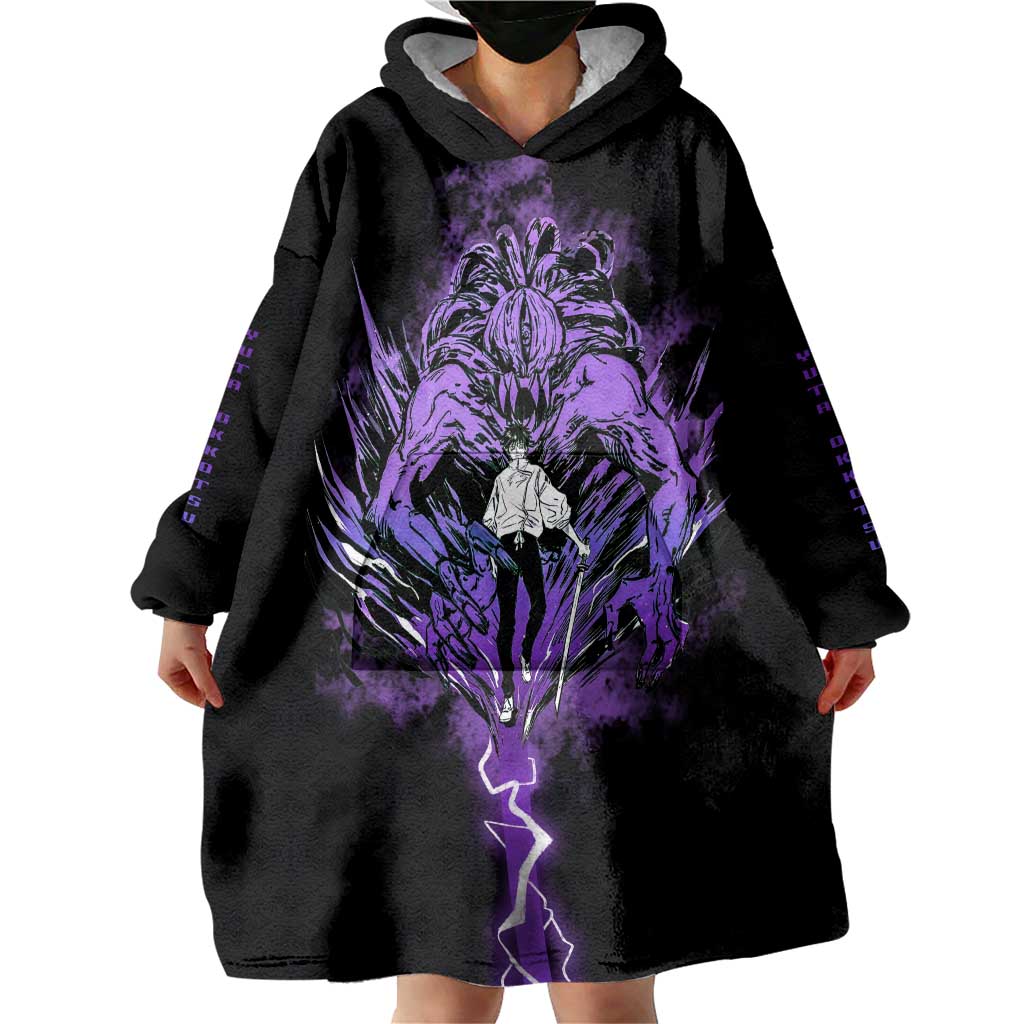 Jujutsu Kaisen Anime Wearable Blanket Hoodie Yuta Okkotsu & Rika TS07