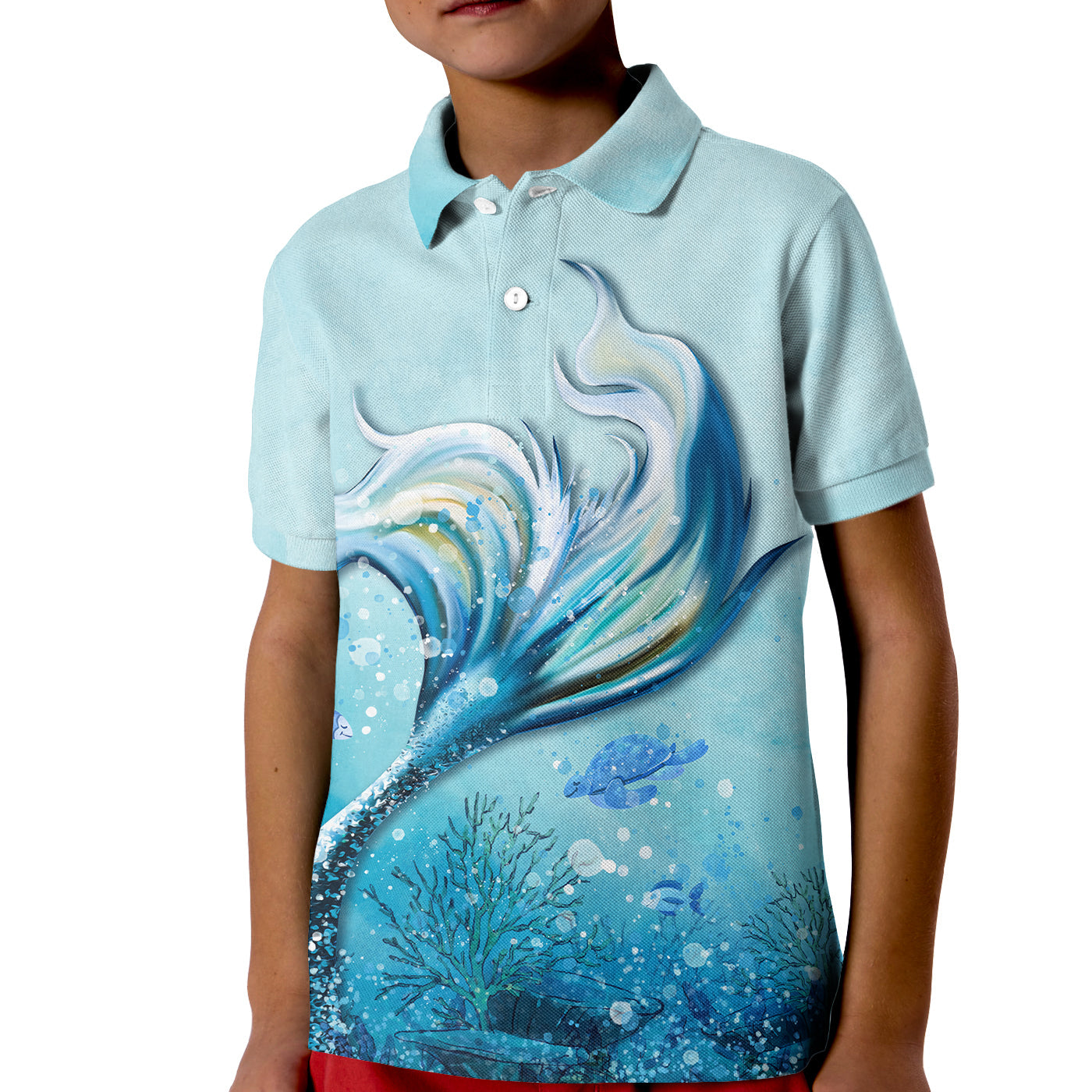 jeep-girl-kid-polo-shirt-mermaid-at-heart