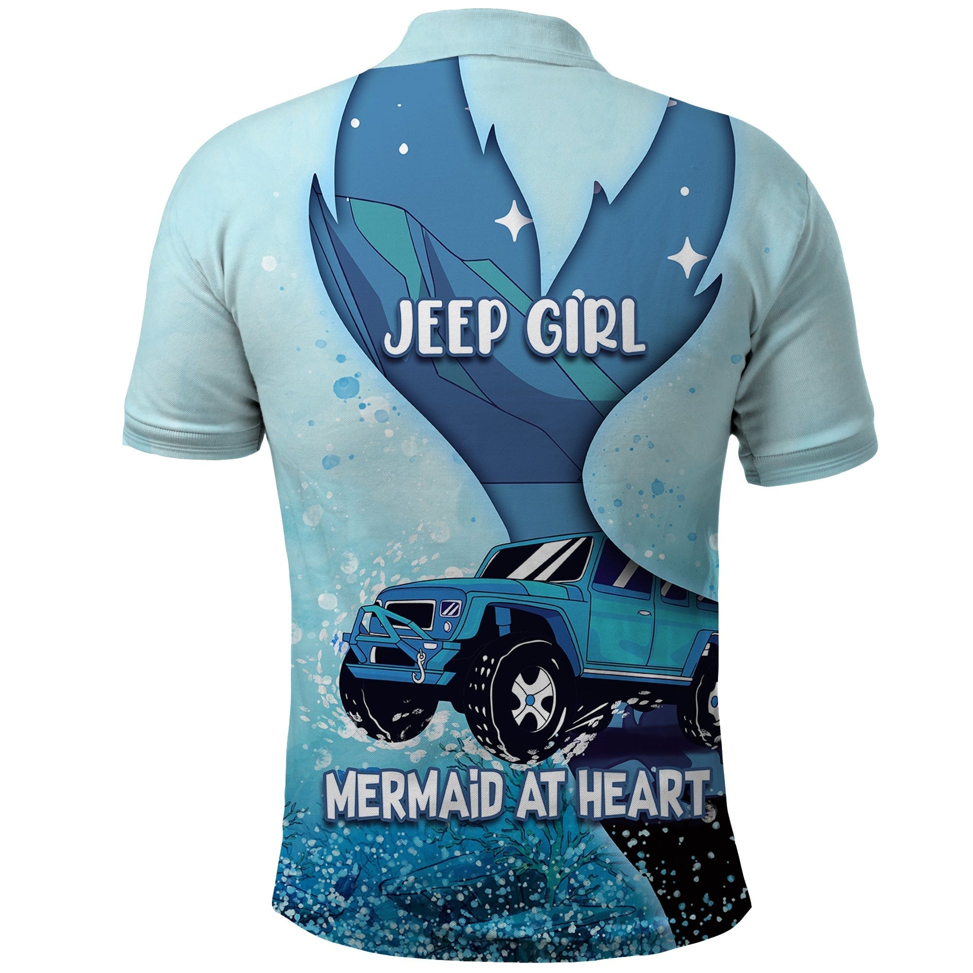 jeep-girl-polo-shirt-mermaid-at-heart