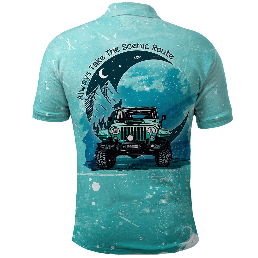 jeep-polo-shirt-always-take-the-scenic-route