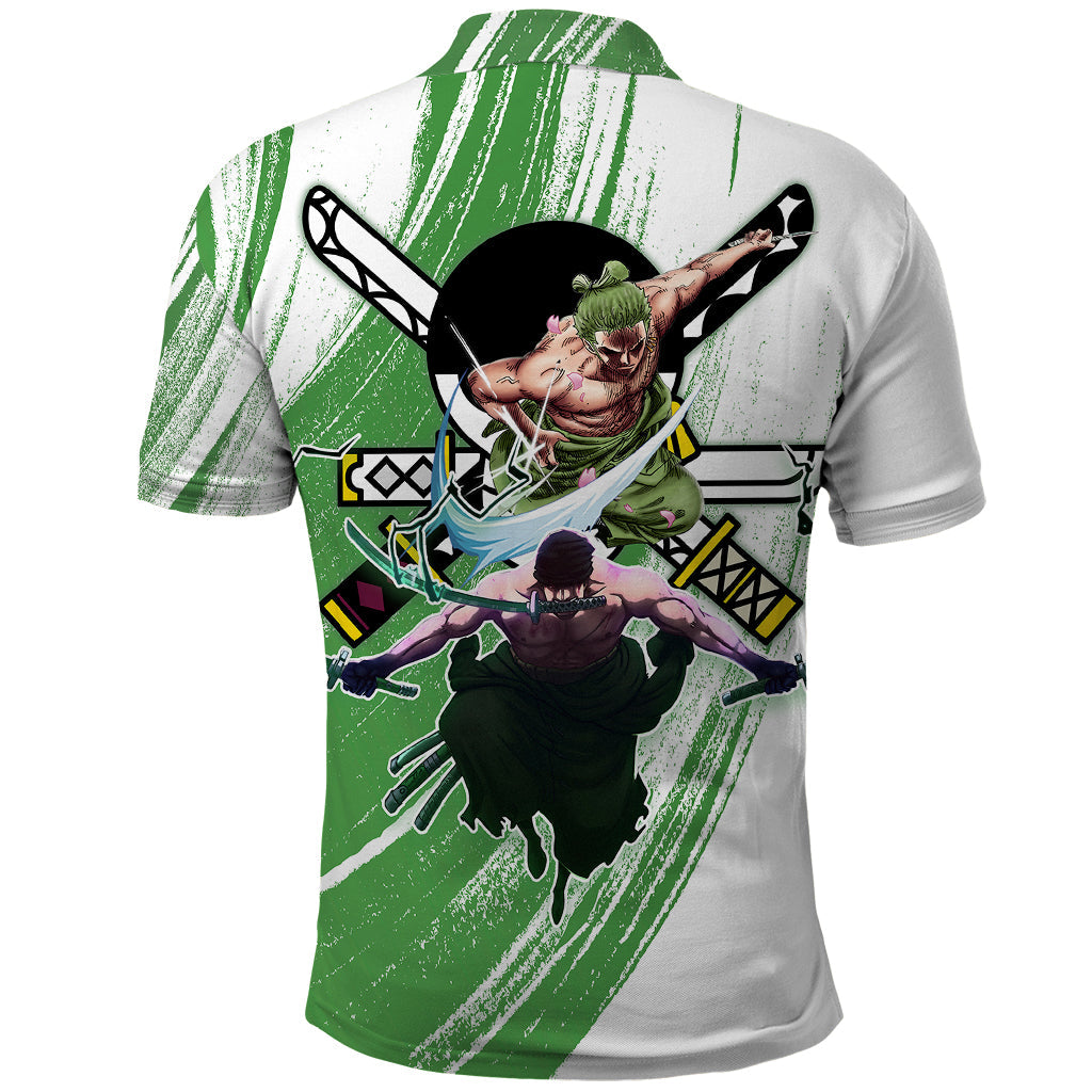 one-piece-polo-shirt-roronoa-zoro-wano-swordman
