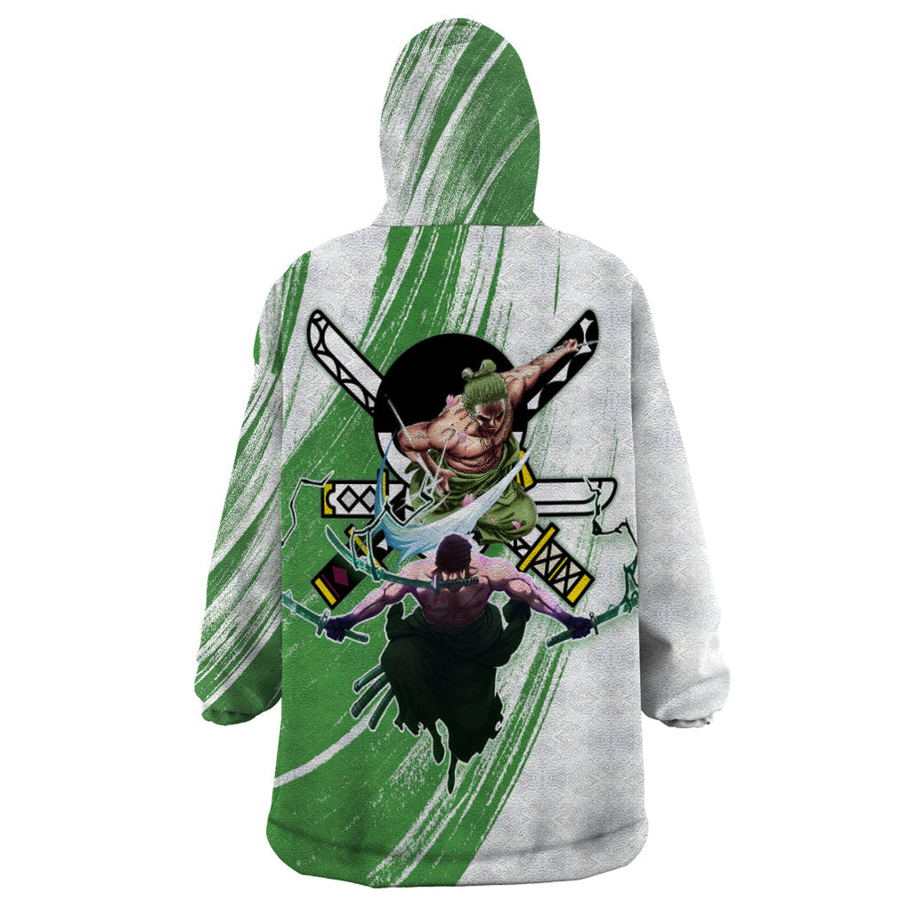one-piece-wearable-blanket-hoodie-roronoa-zoro-wano-swordman