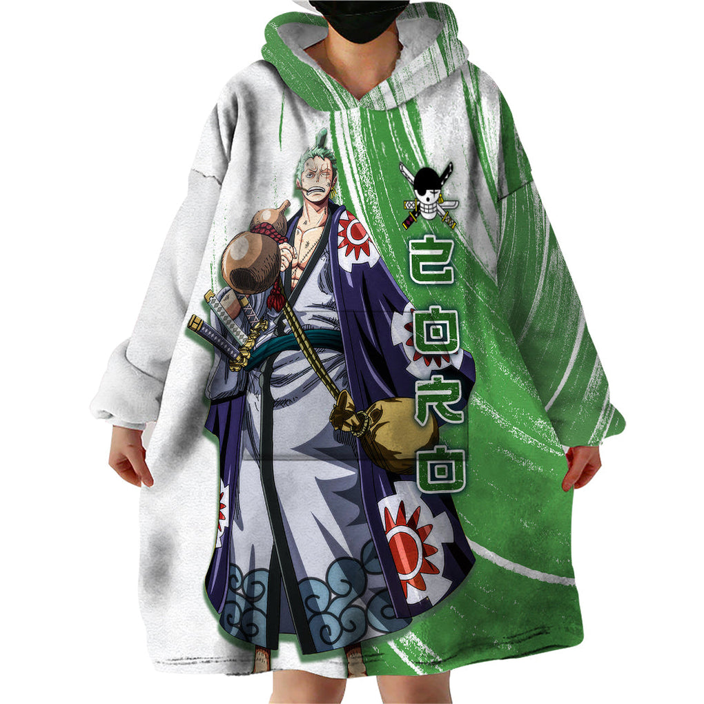 one-piece-wearable-blanket-hoodie-roronoa-zoro-wano-swordman
