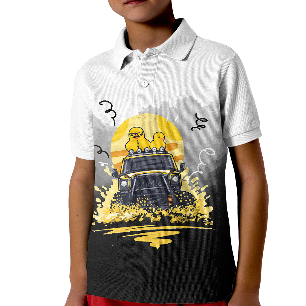 jeep-dad-kid-polo-shirt-new-duck-on-jeep
