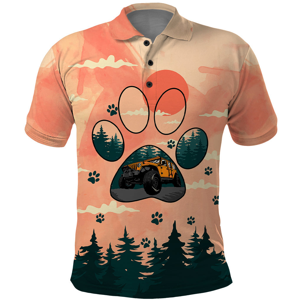 jeep-girl-polo-shirt-easily-distracted-by-jeeps-and-dogs