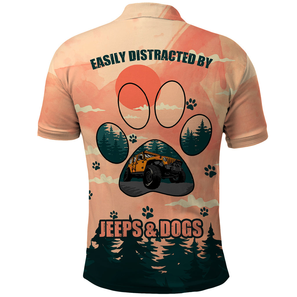 jeep-girl-polo-shirt-easily-distracted-by-jeeps-and-dogs