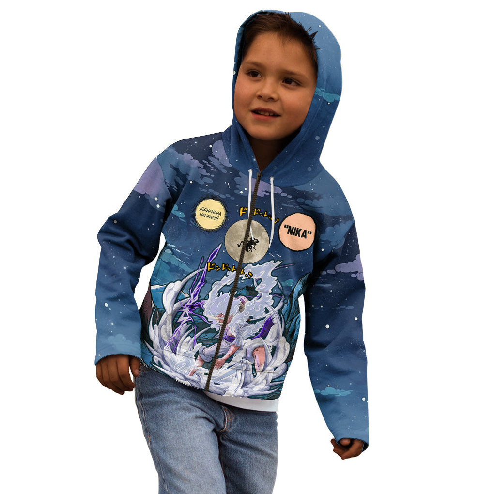 luffy-gear-five-kid-hoodie-nika-moon-scene