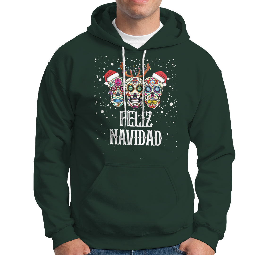 christmas-hoodie-feliz-navidad-mexican-sugar-skulls-reindeer-santa