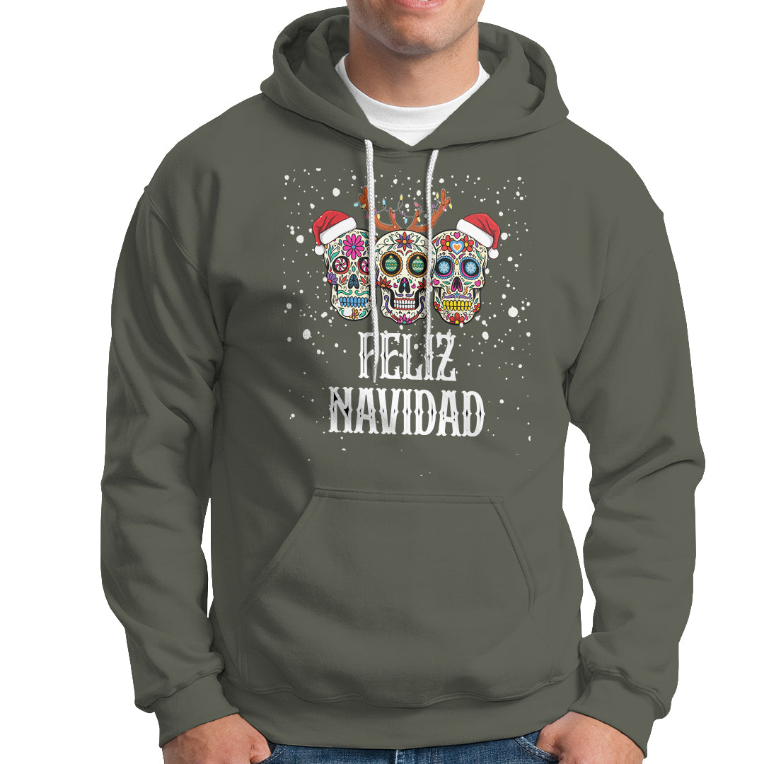 christmas-hoodie-feliz-navidad-mexican-sugar-skulls-reindeer-santa