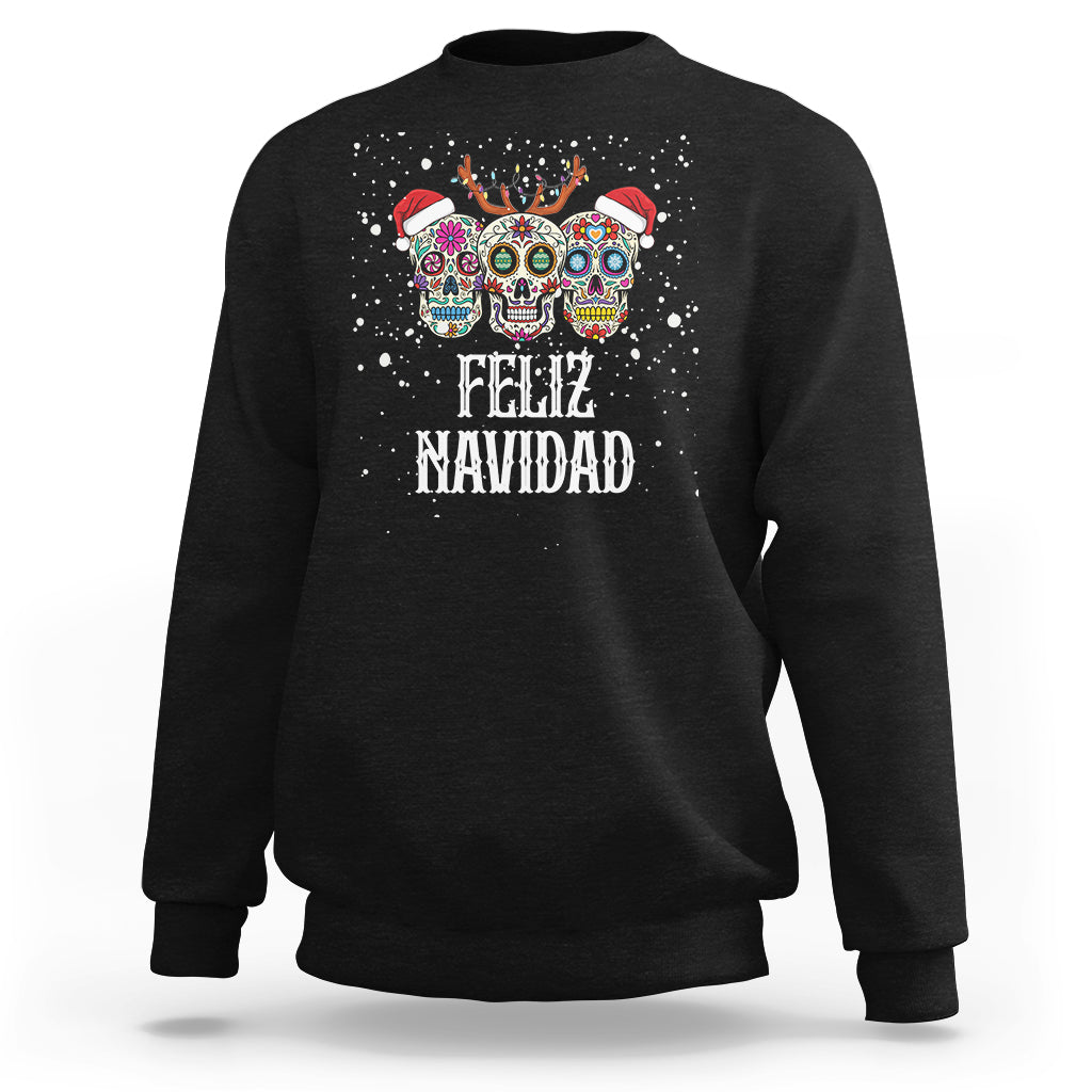 christmas-sweatshirt-feliz-navidad-mexican-sugar-skulls-reindeer-santa