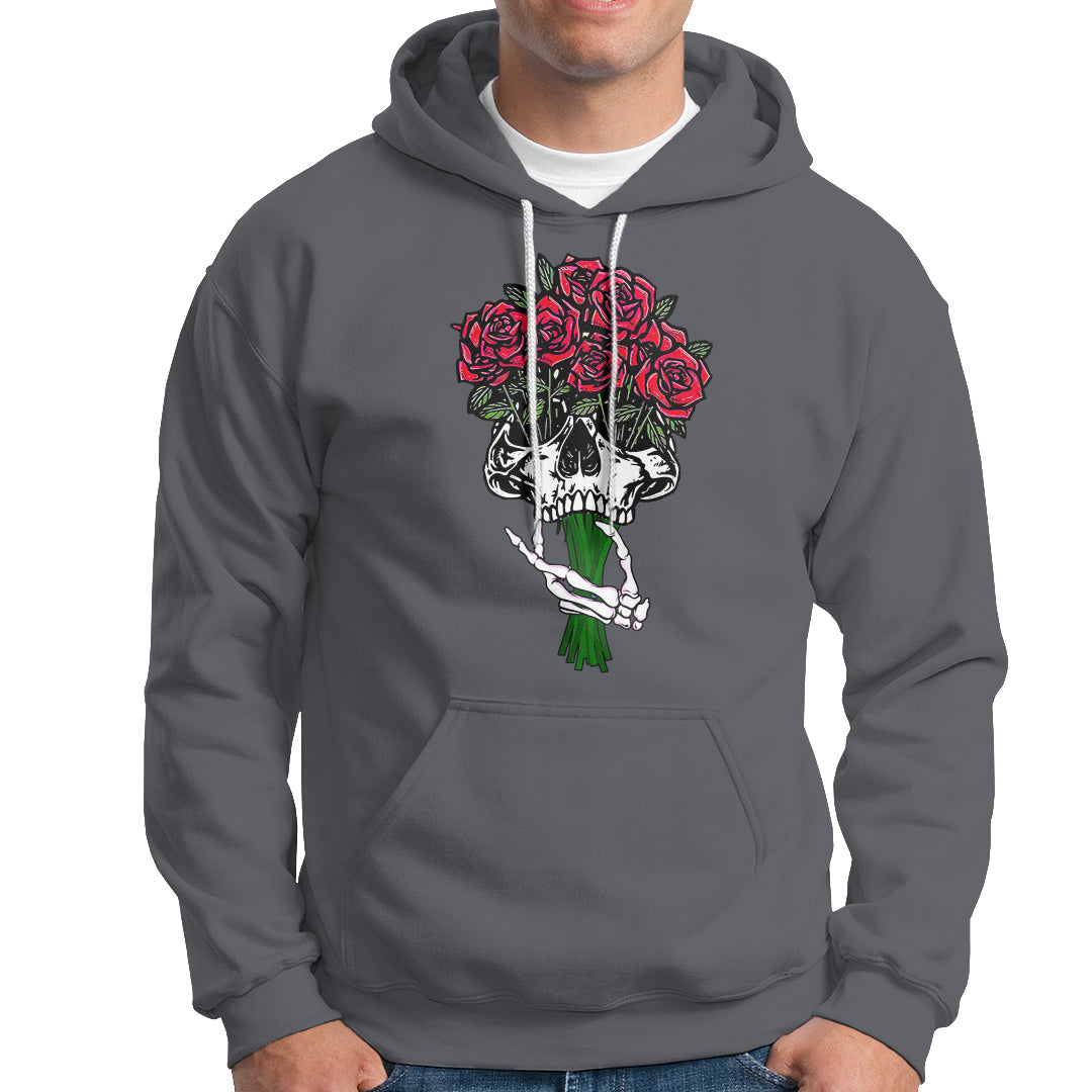 skeleton-hand-red-rose-flowers-skull-hoodie