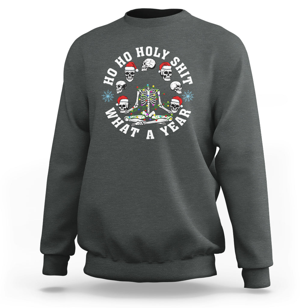 christmas-sweatshirt-ho-ho-holy-shit-what-a-year-funny-skeleton-skull-xmas-hat